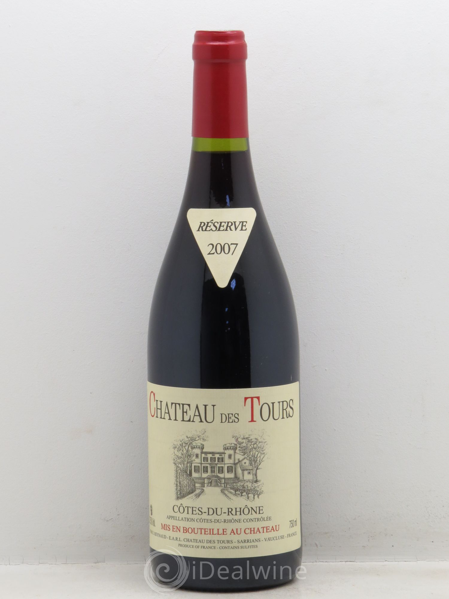 Côtes-du-Rhône Château des Tours Emmanuel Reynaud 2007 - Lot de 1 bouteille - 0