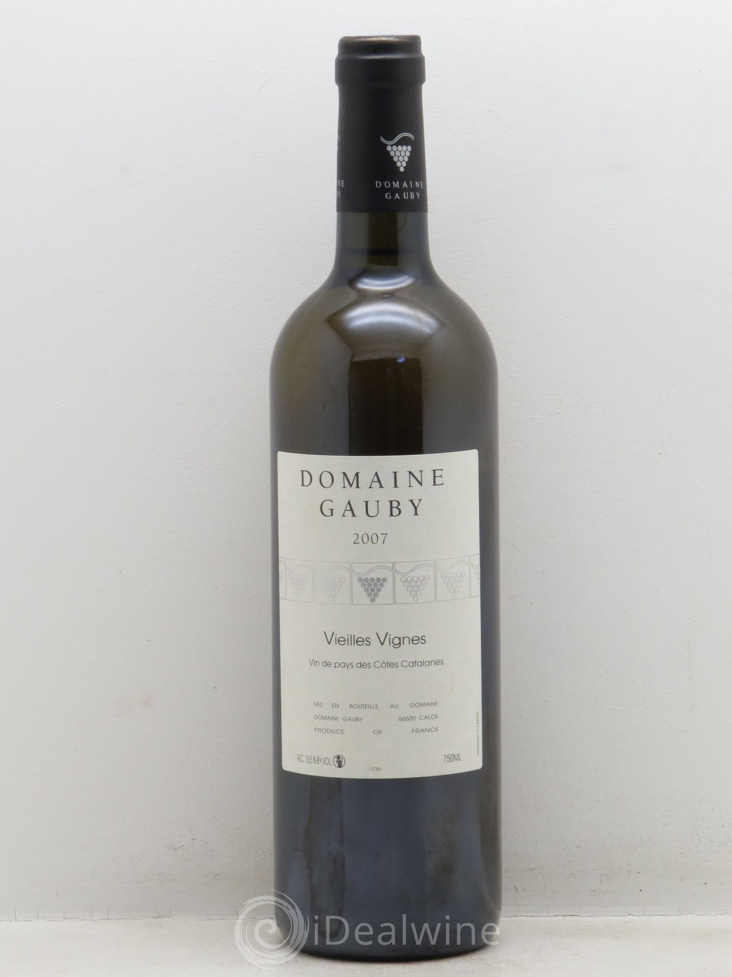 Côtes Catalanes Vieilles vignes Gauby (Domaine) 2007 - Lot de 1 bouteille - 0