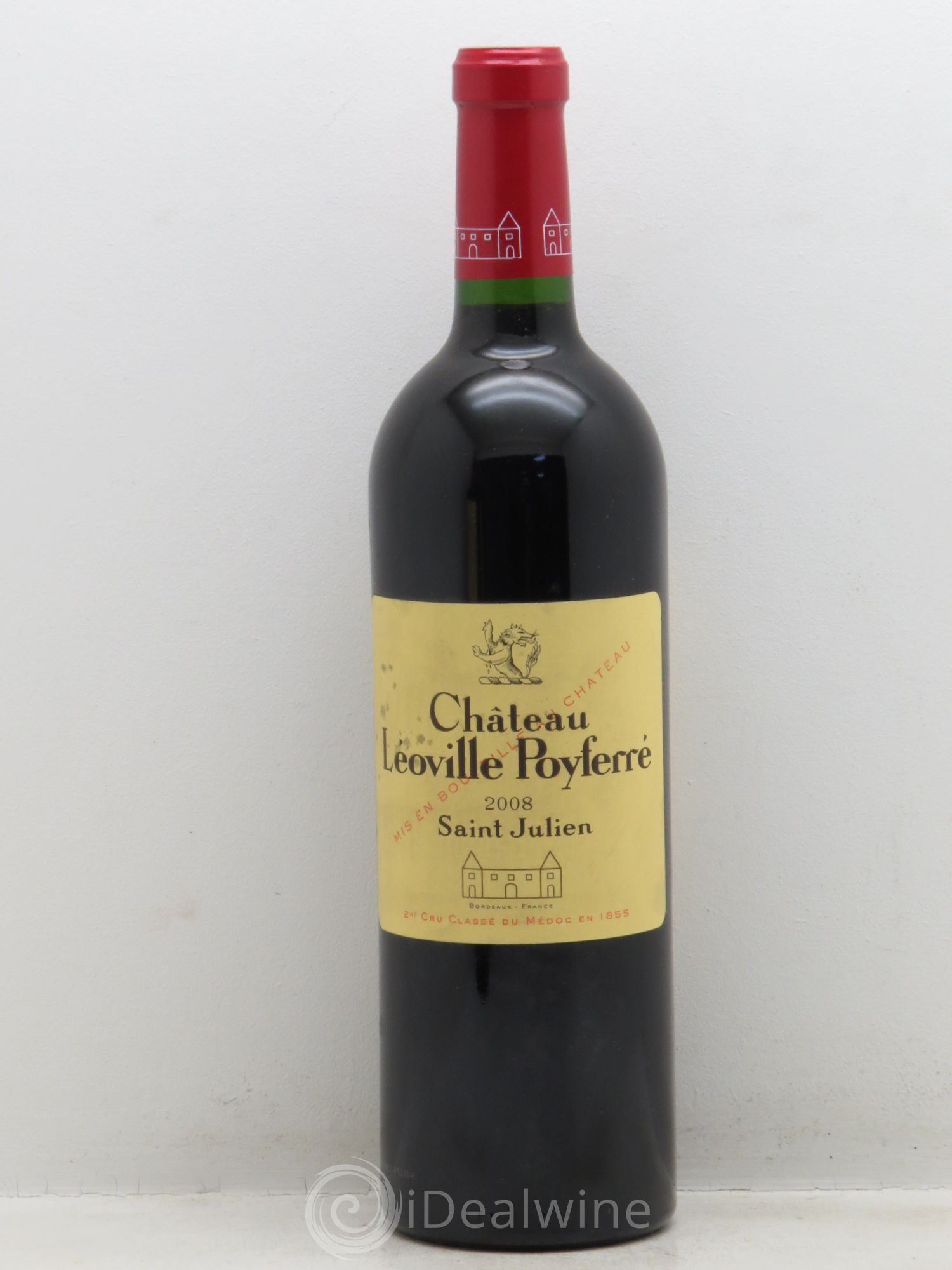 Château Léoville Poyferré 2ème Grand Cru Classé 2008 - Lot de 6 bouteilles - 0