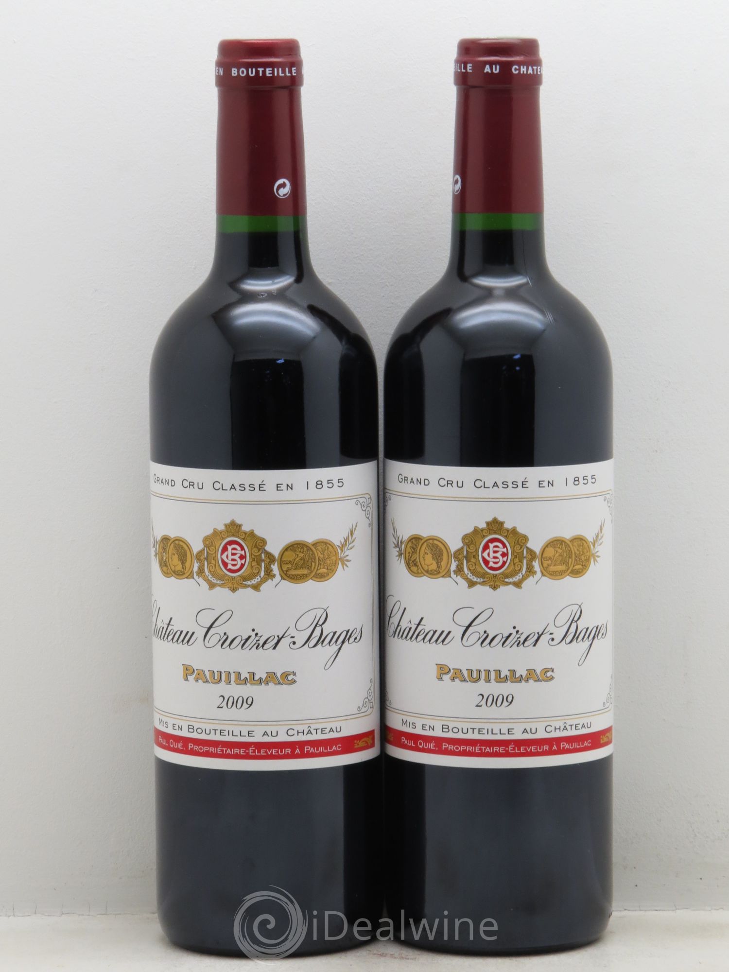 Château Croizet Bages 5ème Grand Cru Classé 2009 - Lot de 2 bouteilles - 0