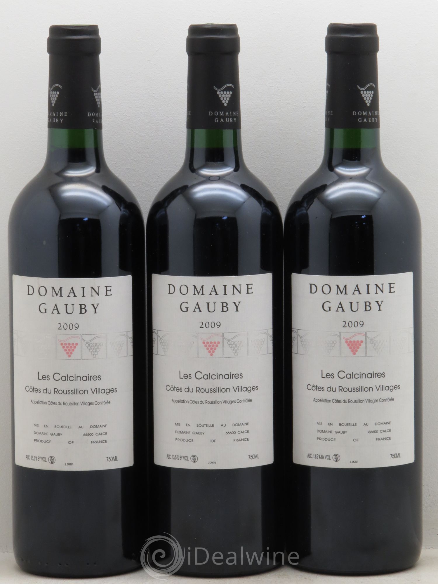 Côtes du Roussillon Les Calcinaires Gauby (Domaine) 2009 - Lot de 3 bouteilles - 0
