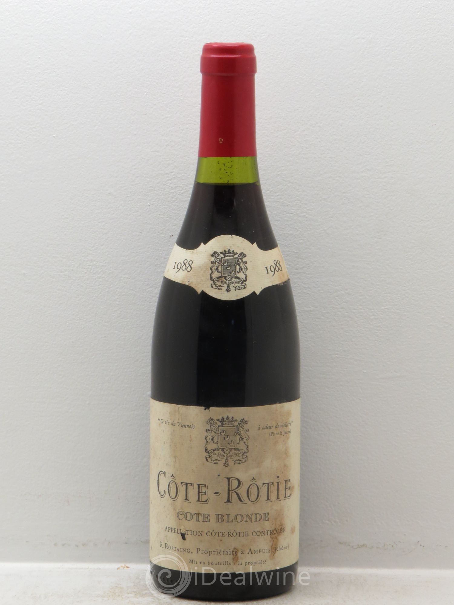 Côte-Rôtie Côte Blonde René Rostaing 1988 - Posten von 1 Flasche - 0