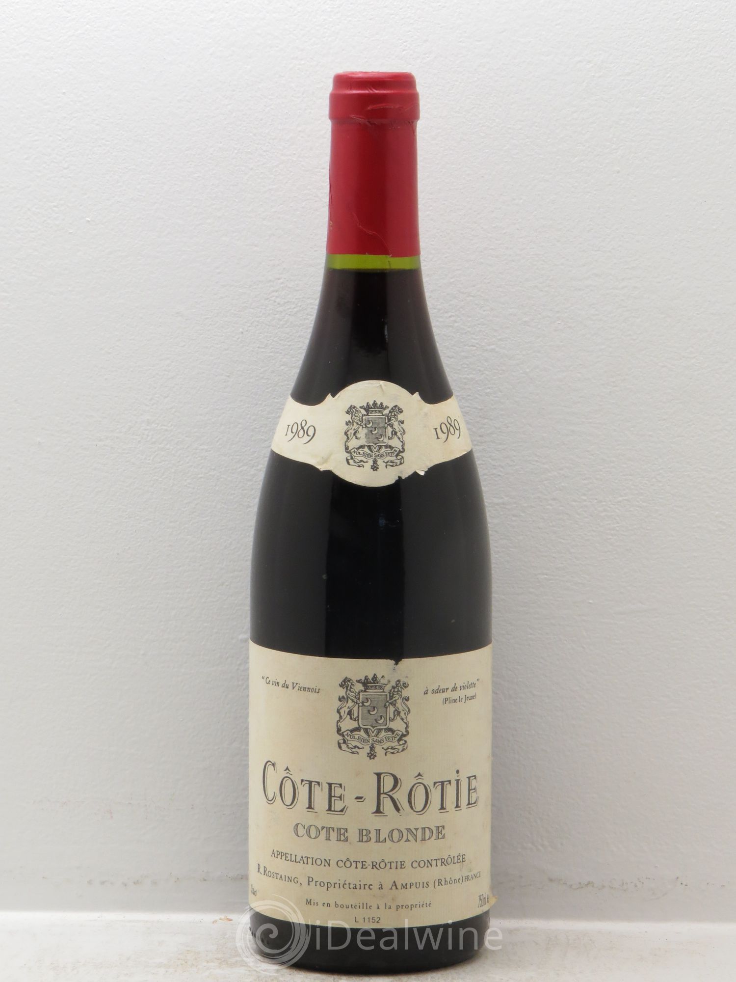 Côte-Rôtie Côte Blonde René Rostaing 1989 - Posten von 1 Flasche - 0