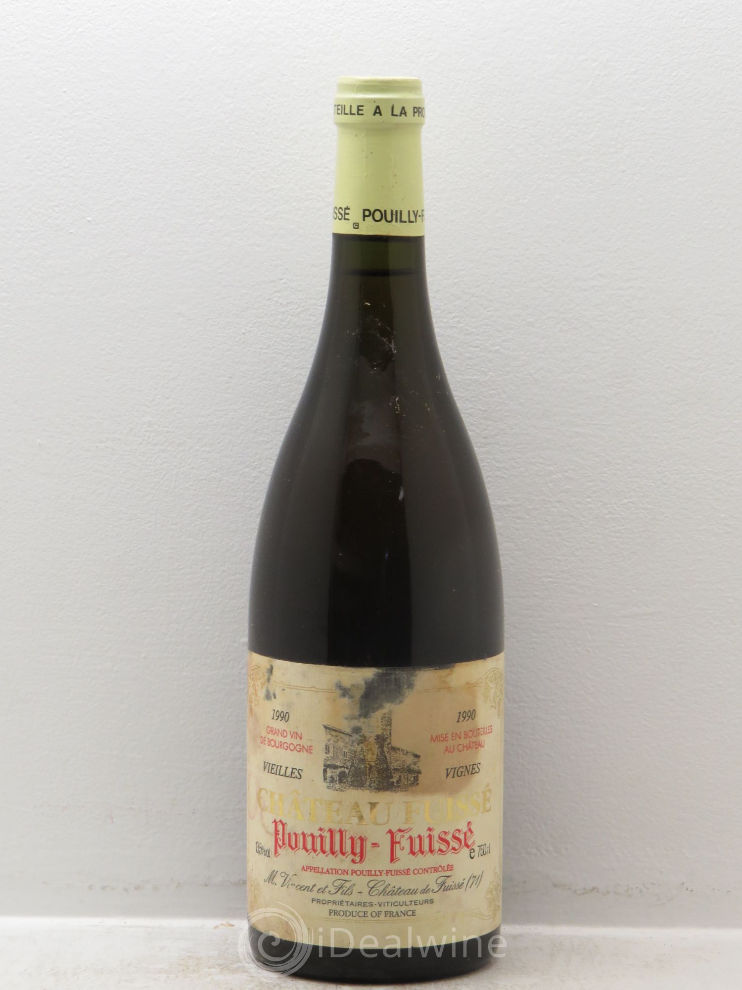 Pouilly-Fuissé Château Fuissé 1990 - Posten von 1 Flasche - 0