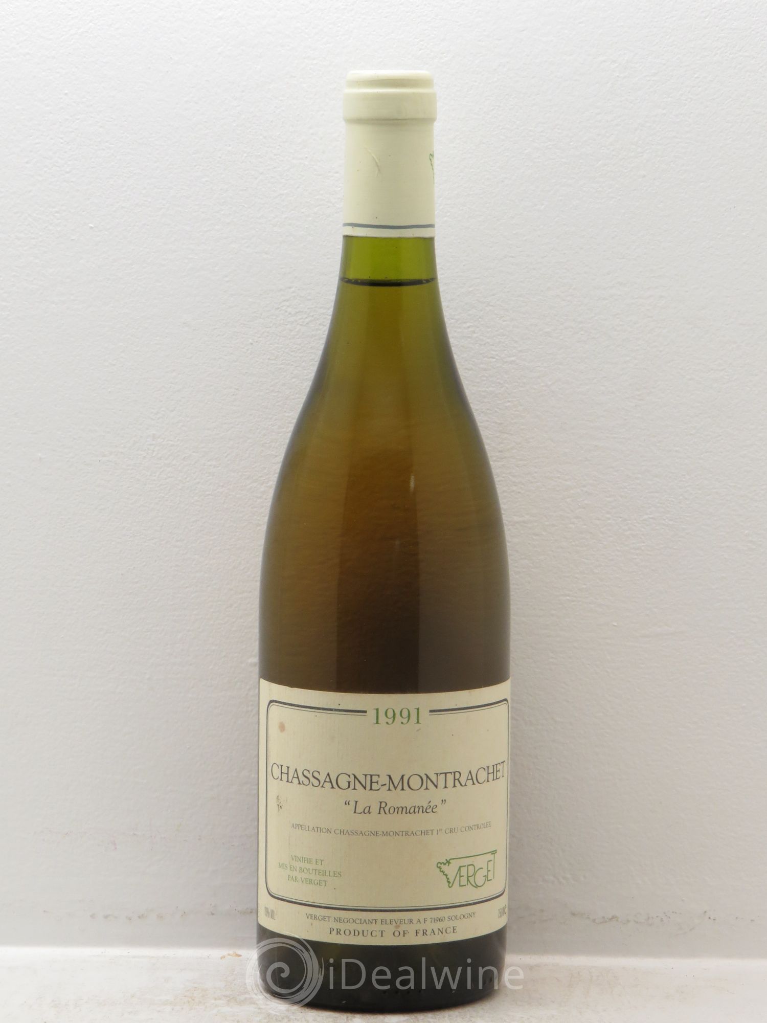 Chassagne-Montrachet 1er Cru 1991 - Posten von 1 Flasche - 0
