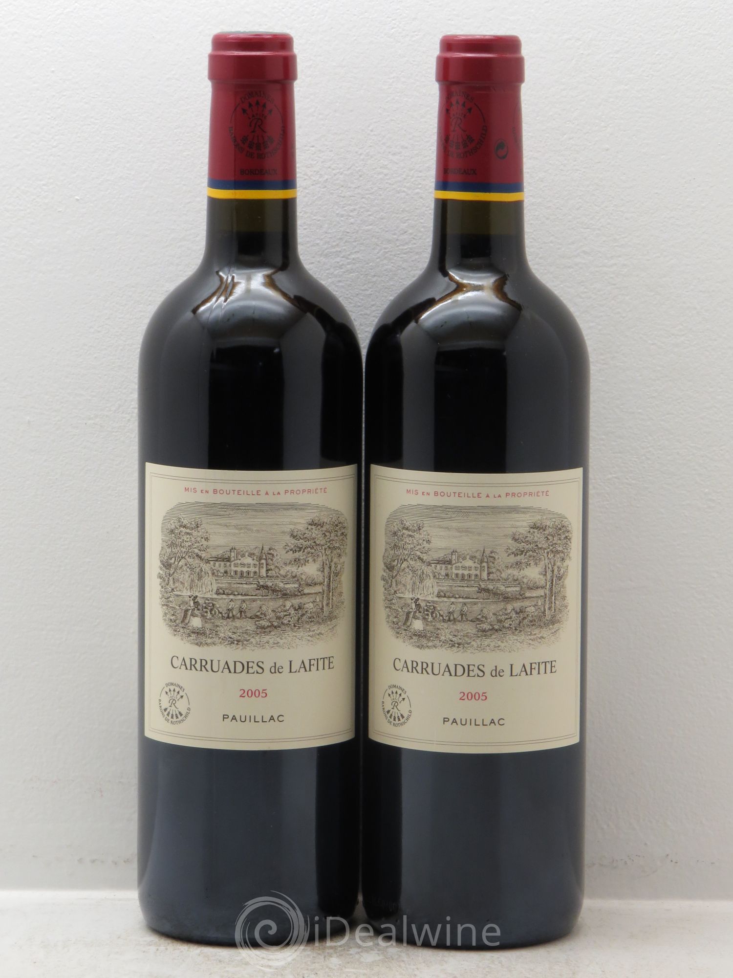 Carruades de Lafite Rothschild Second Vin 2005 - Lot de 2 bouteilles - 0