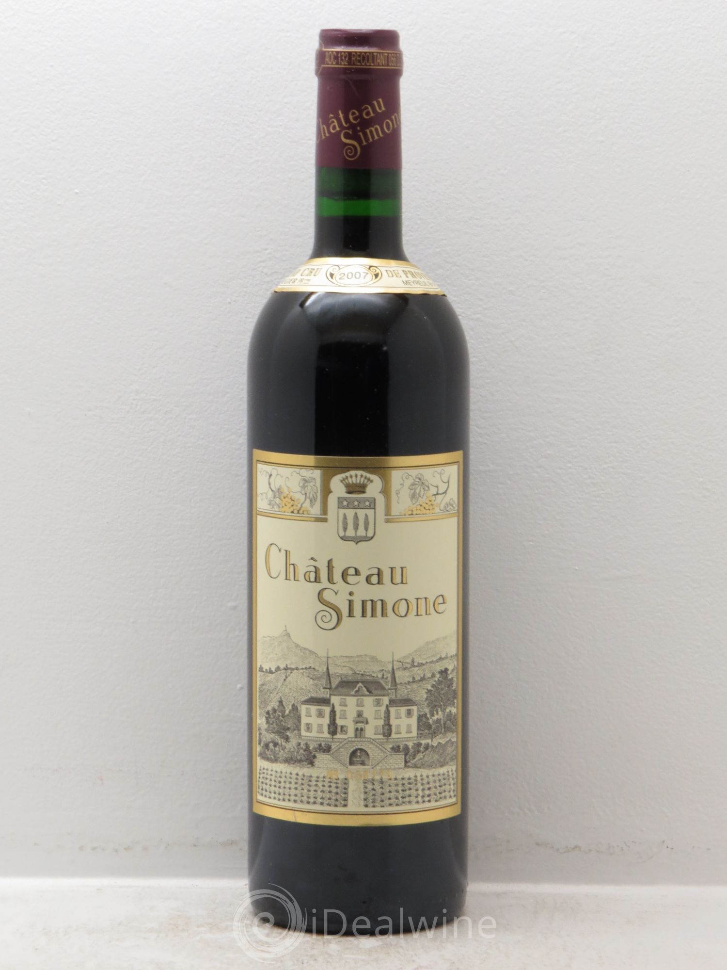 Palette Château Simone Famille Rougier 2007 - Lot de 12 bouteilles - 0