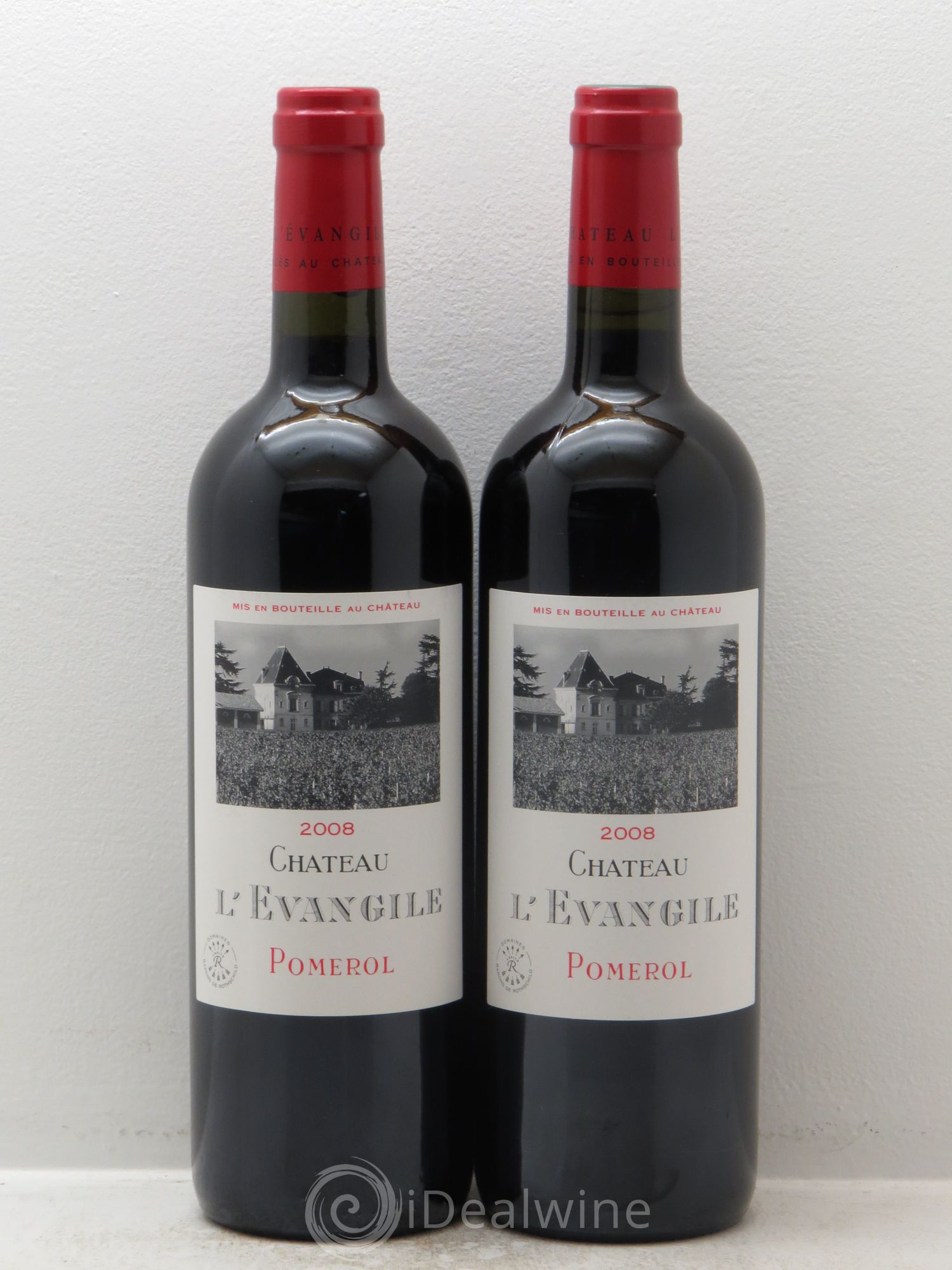 Château l' Évangile 2008 - Lot de 2 bouteilles - 0