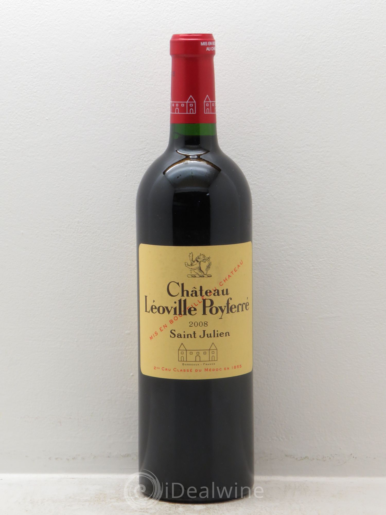 Château Léoville Poyferré 2ème Grand Cru Classé 2008 - Lot de 6 bouteilles - 0
