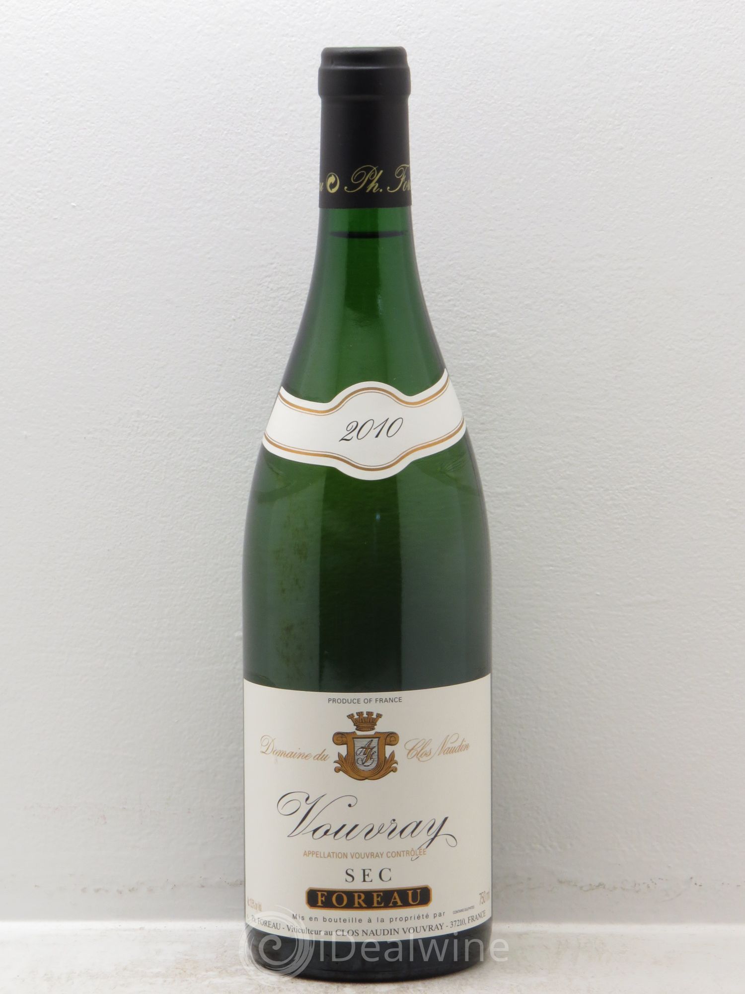 Vouvray Sec Clos Naudin - Philippe Foreau 2010 - Lot de 6 bouteilles - 0