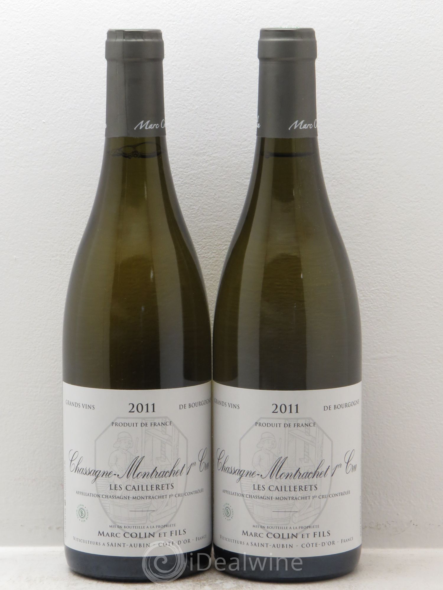 Chassagne-Montrachet 1er Cru Les Caillerets Marc Colin & Fils 2011 - Lot de 2 bouteilles - 0