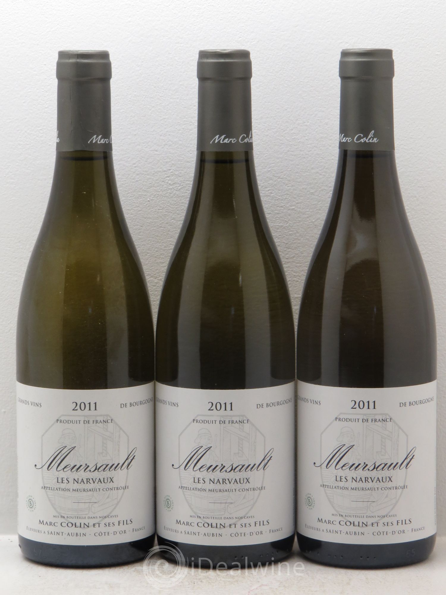 Meursault Les Narvaux - Marc Colin 2011 - Posten von 3 Flaschen - 0