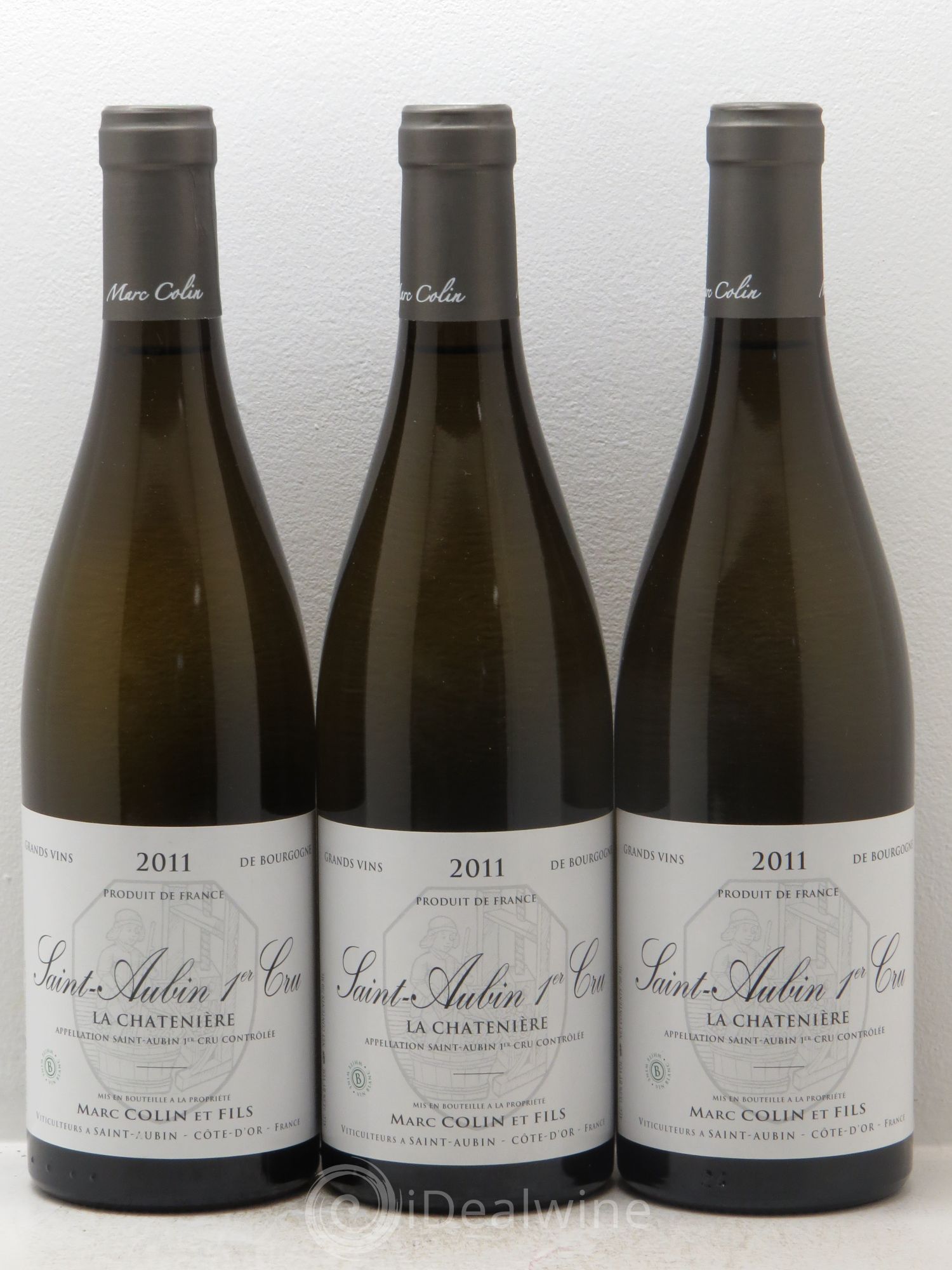 Saint-Aubin 1er Cru La Chatenière Marc Colin & Fils 2011 - Lot de 3 bouteilles - 0