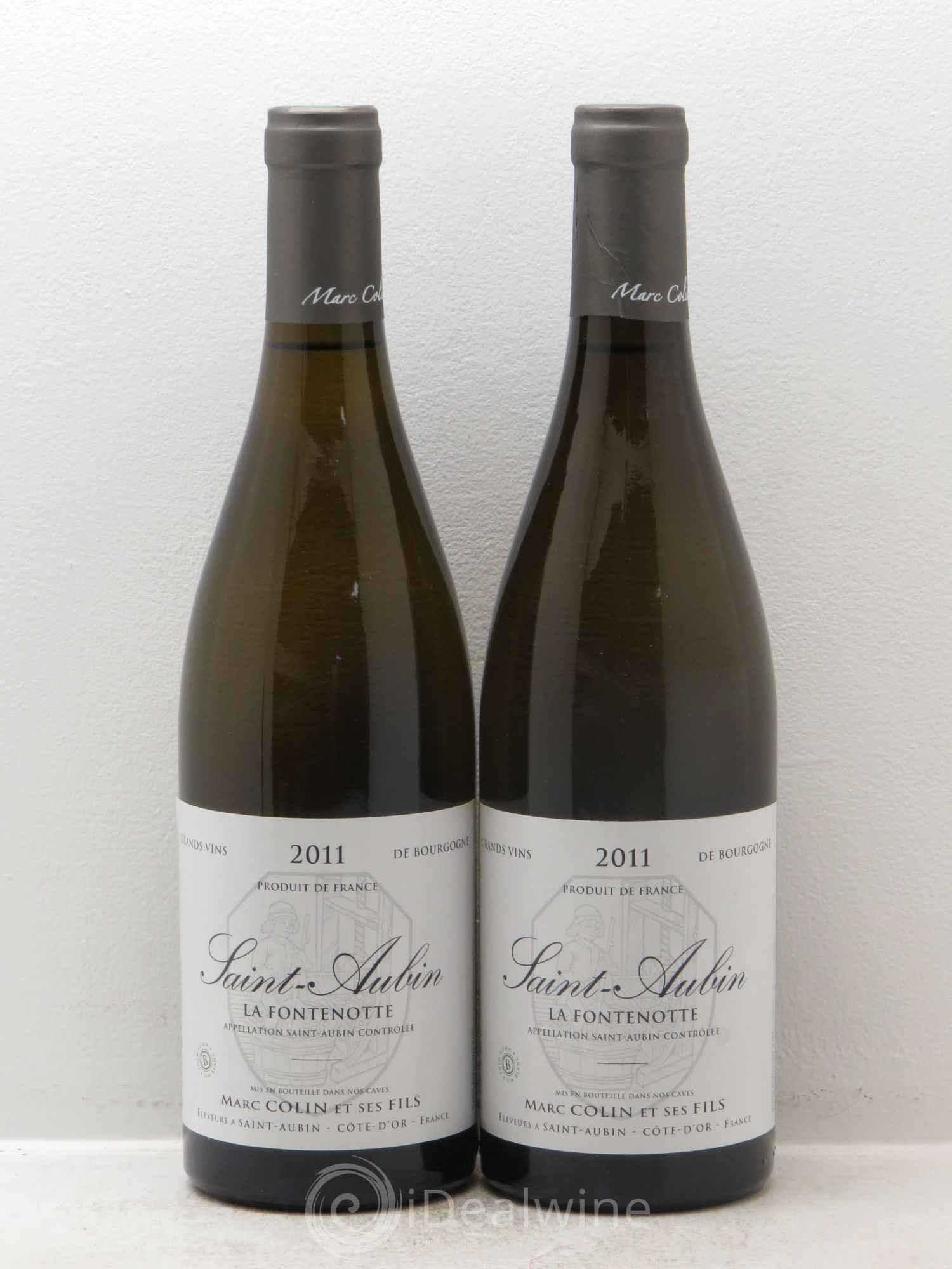 Saint-Aubin La Fontenotte Marc Colin & Fils 2011 - Lot de 2 bouteilles - 0