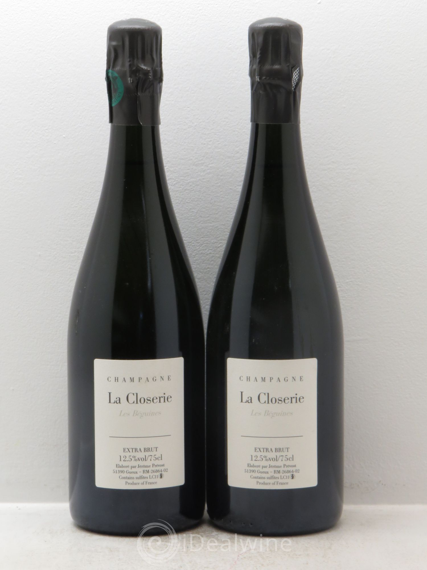 Champagne La Closerie Extra Brut Les Béguines - Posten von 2 Flaschen - 0
