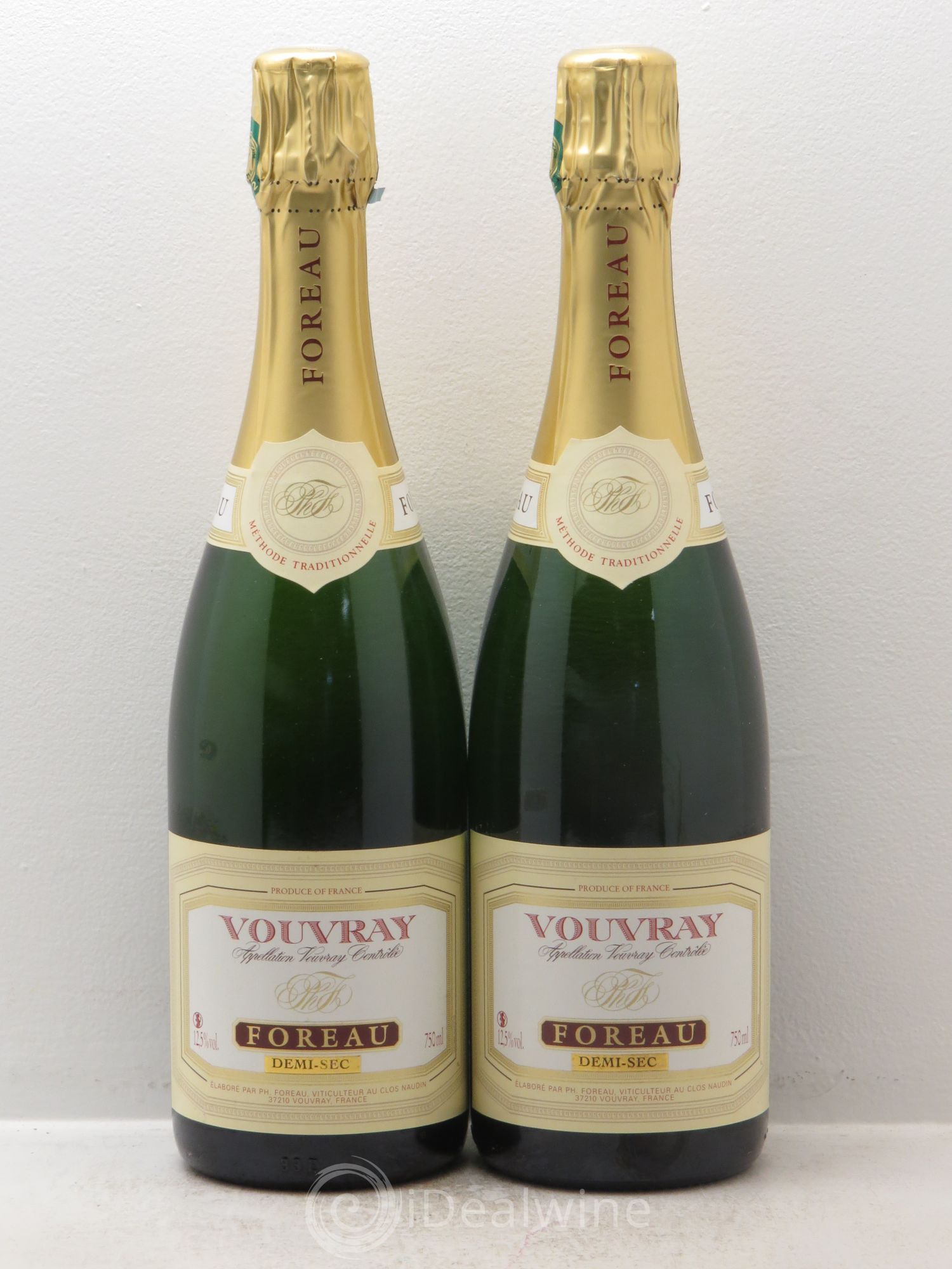 Vouvray Demi-Sec Clos Naudin - Philippe Foreau - Lot de 2 bouteilles - 0