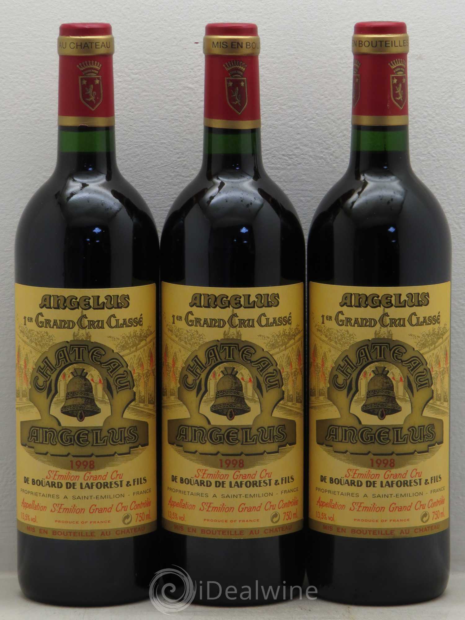Château Angélus 1er Grand Cru Classé A 1998 - Lot de 6 bouteilles - 2