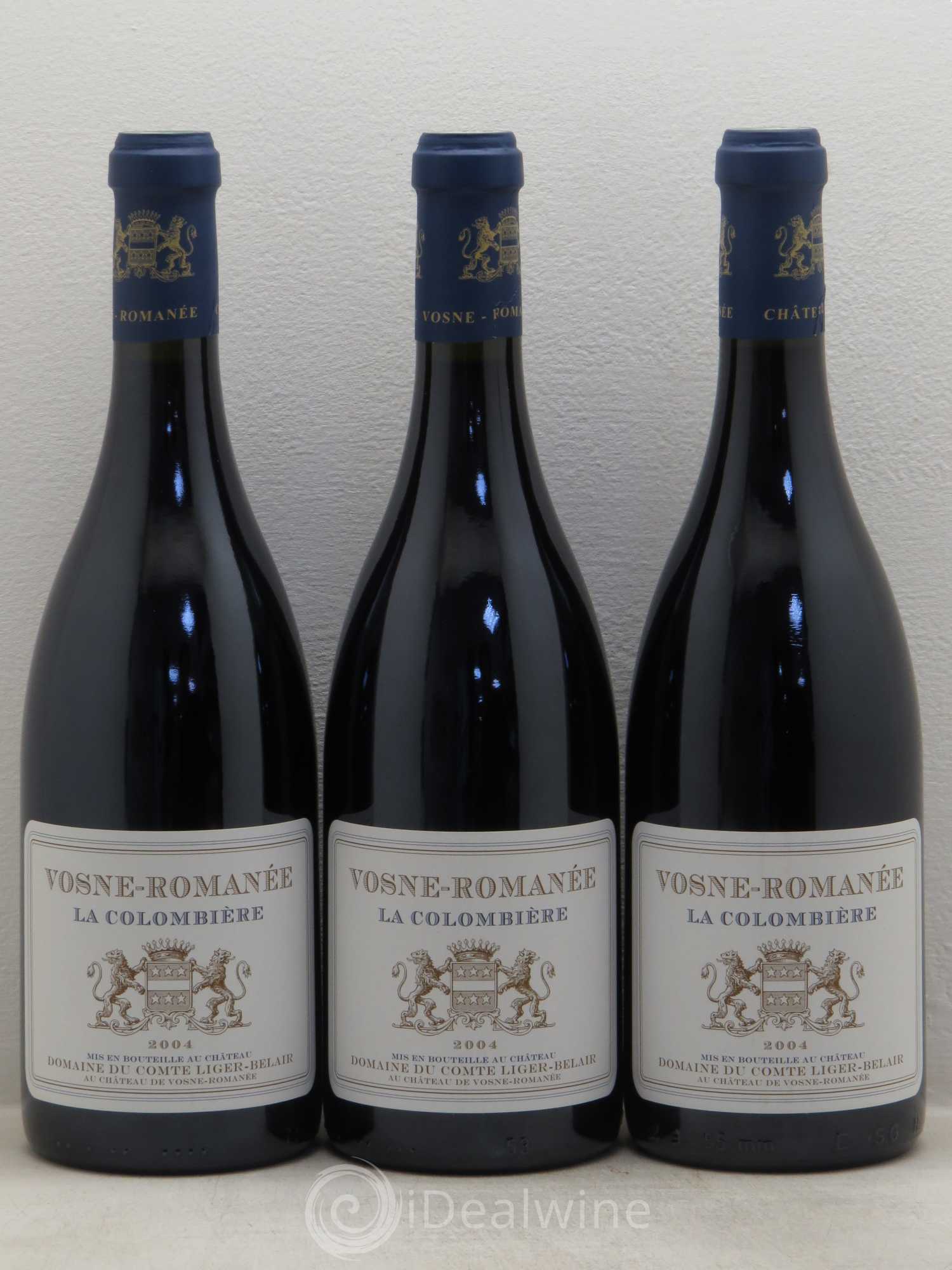 Vosne-Romanée La Colombière Comte Liger-Belair (Domaine du) 2004 - Lot de 3 bouteilles - 0