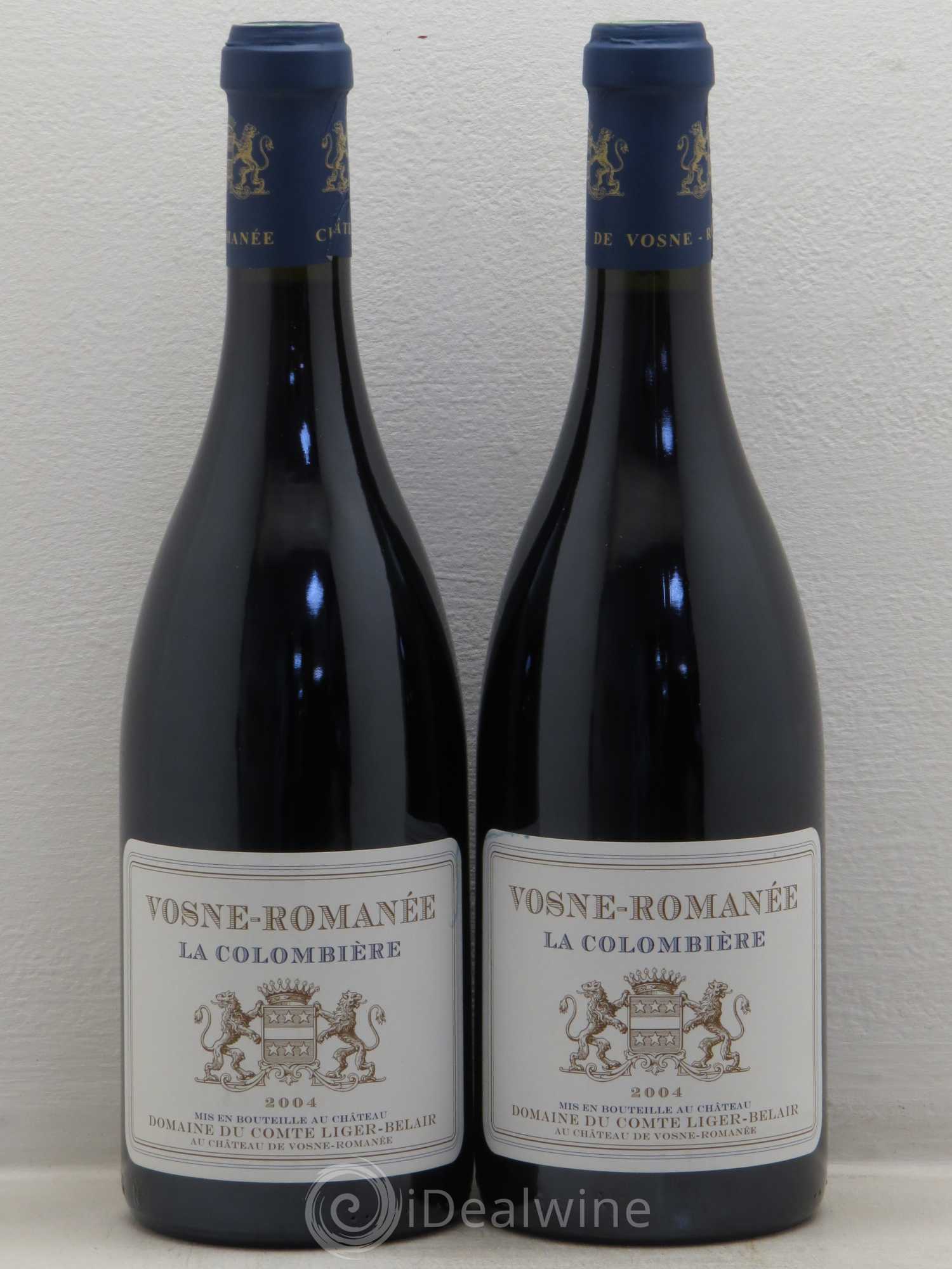 Vosne-Romanée La Colombière Comte Liger-Belair (Domaine du) 2004 - Lot de 2 bouteilles - 0