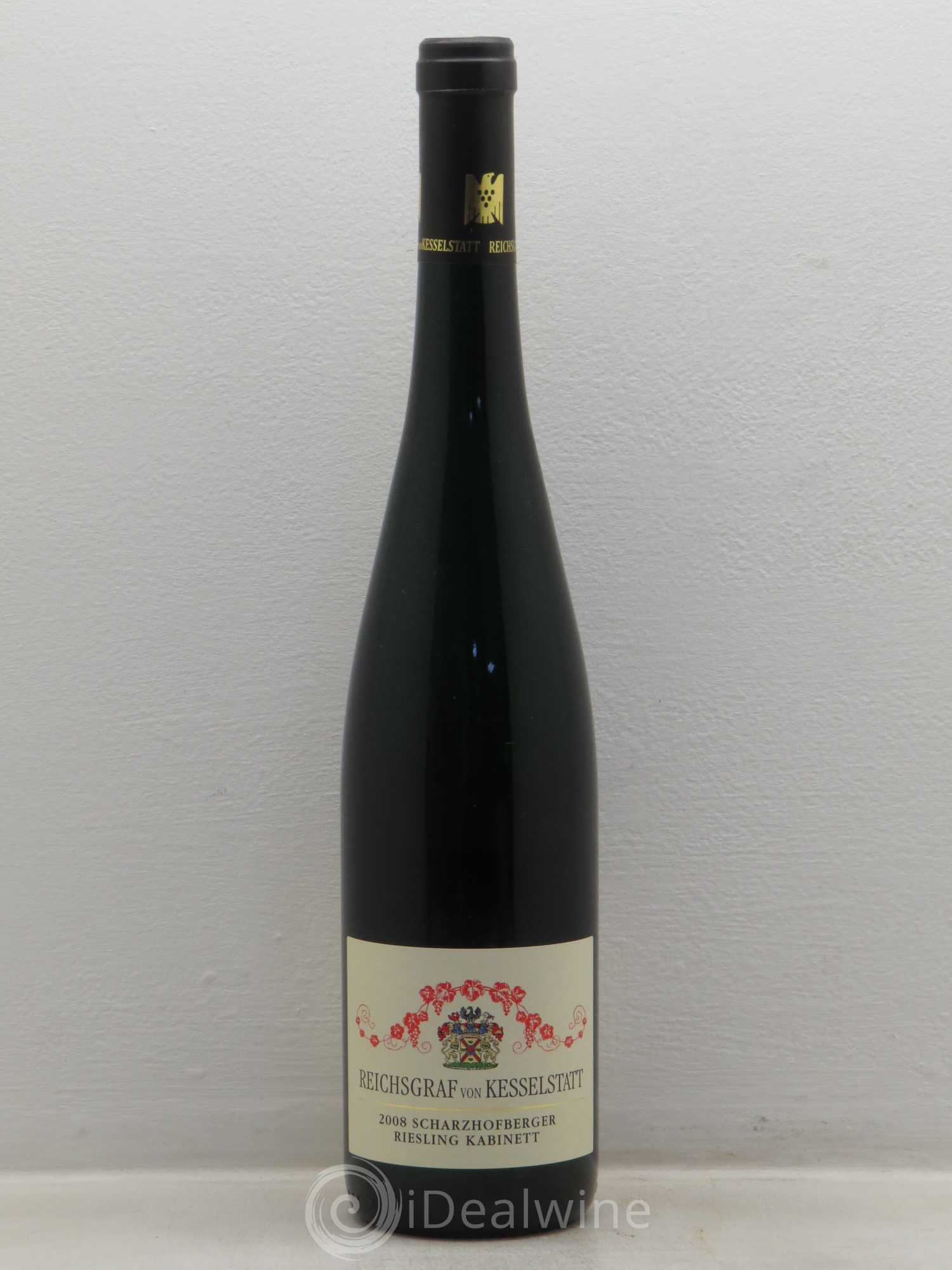 Riesling Reichsgraf Von Kesselstatt Riesling Kabinett Scharzhofberger (Mosel) (sans prix de réserve) 2008 - Lotto di 1 bottiglia - 0