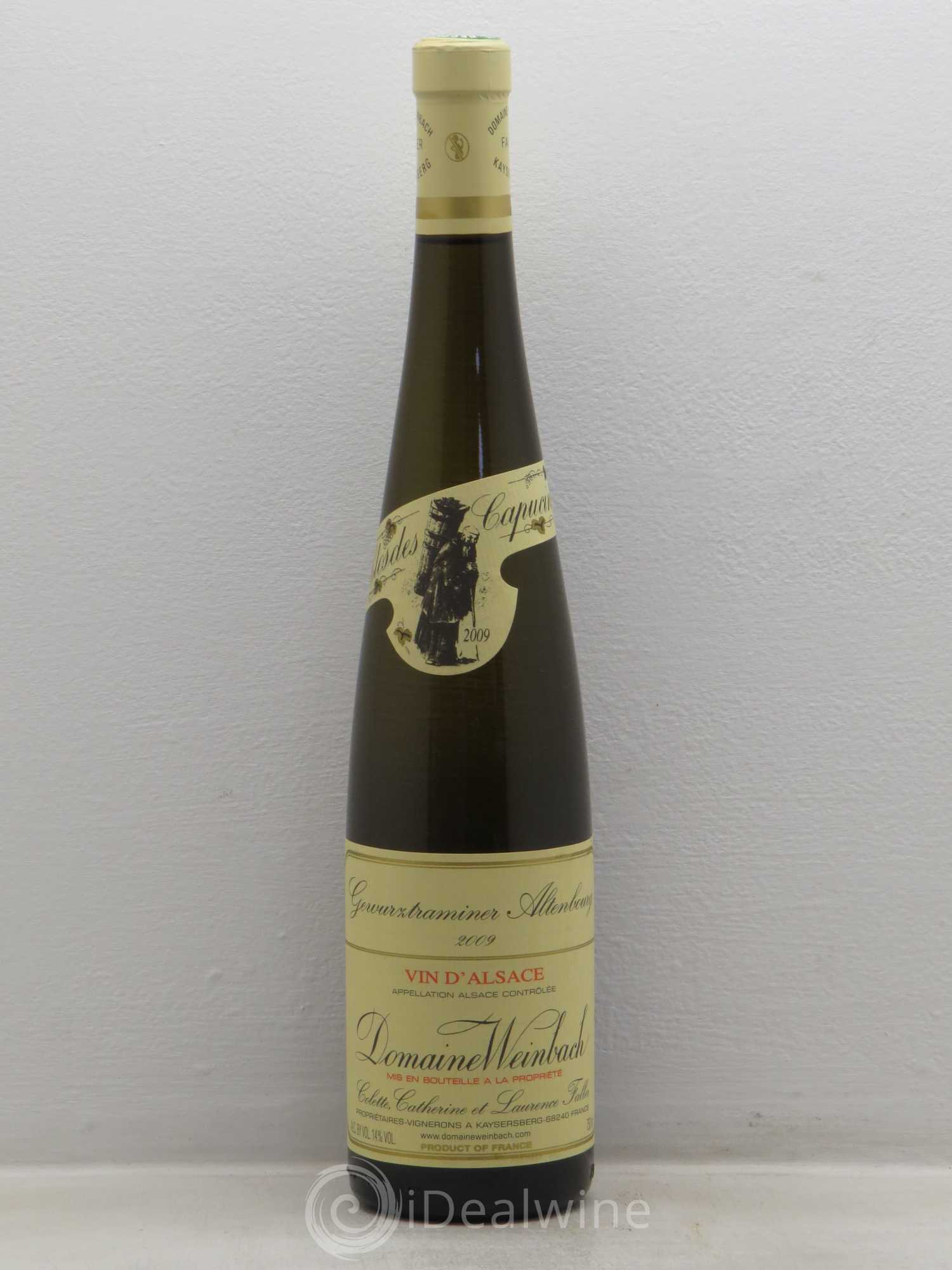 Alsace Gewurztraminer Altenbourg Weinbach (Domaine) 2009 - Lot de 1 bouteille - 0