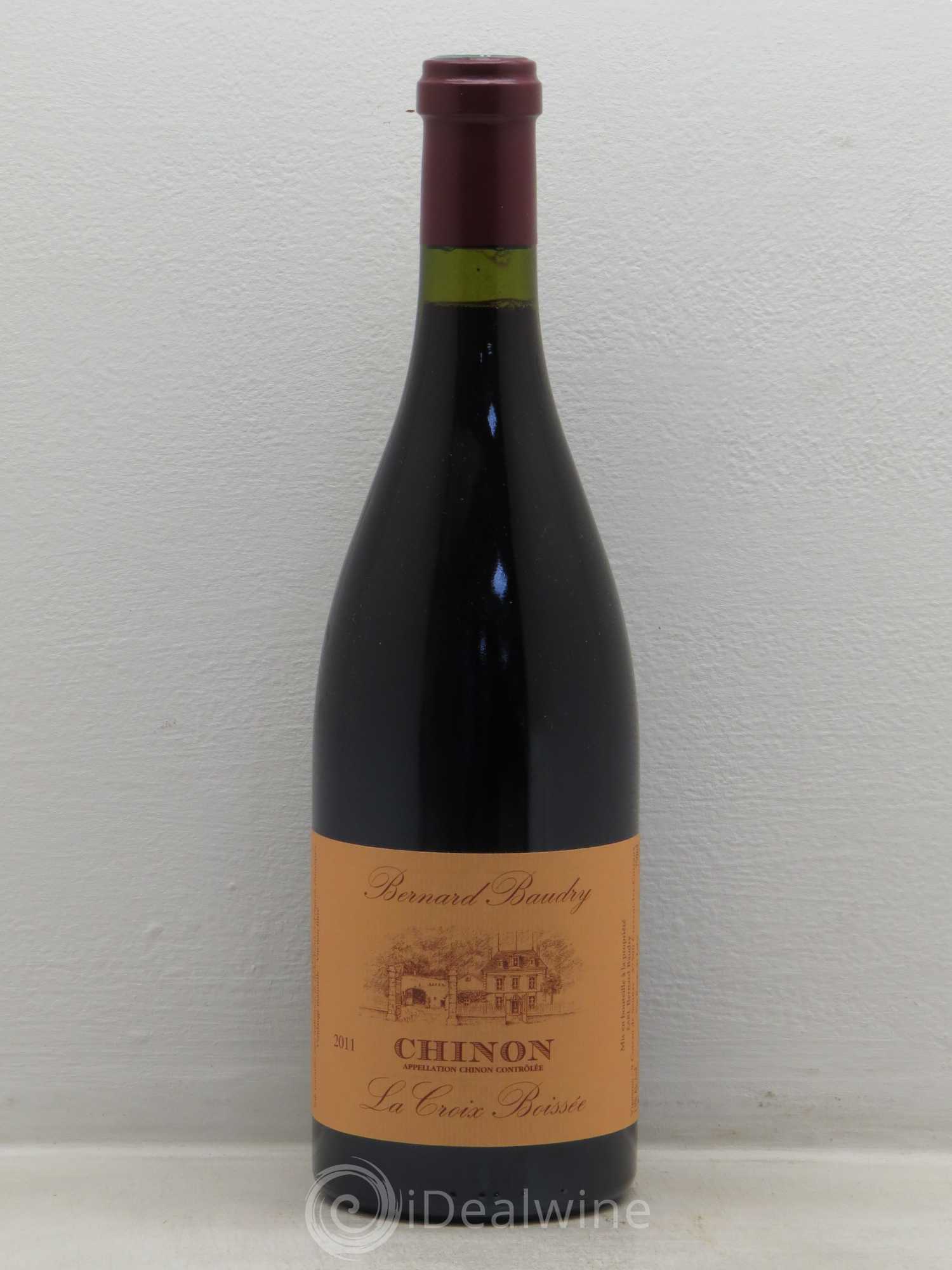 Chinon La Croix Boissée Bernard Baudry 2011 - Lot de 1 bouteille - 0