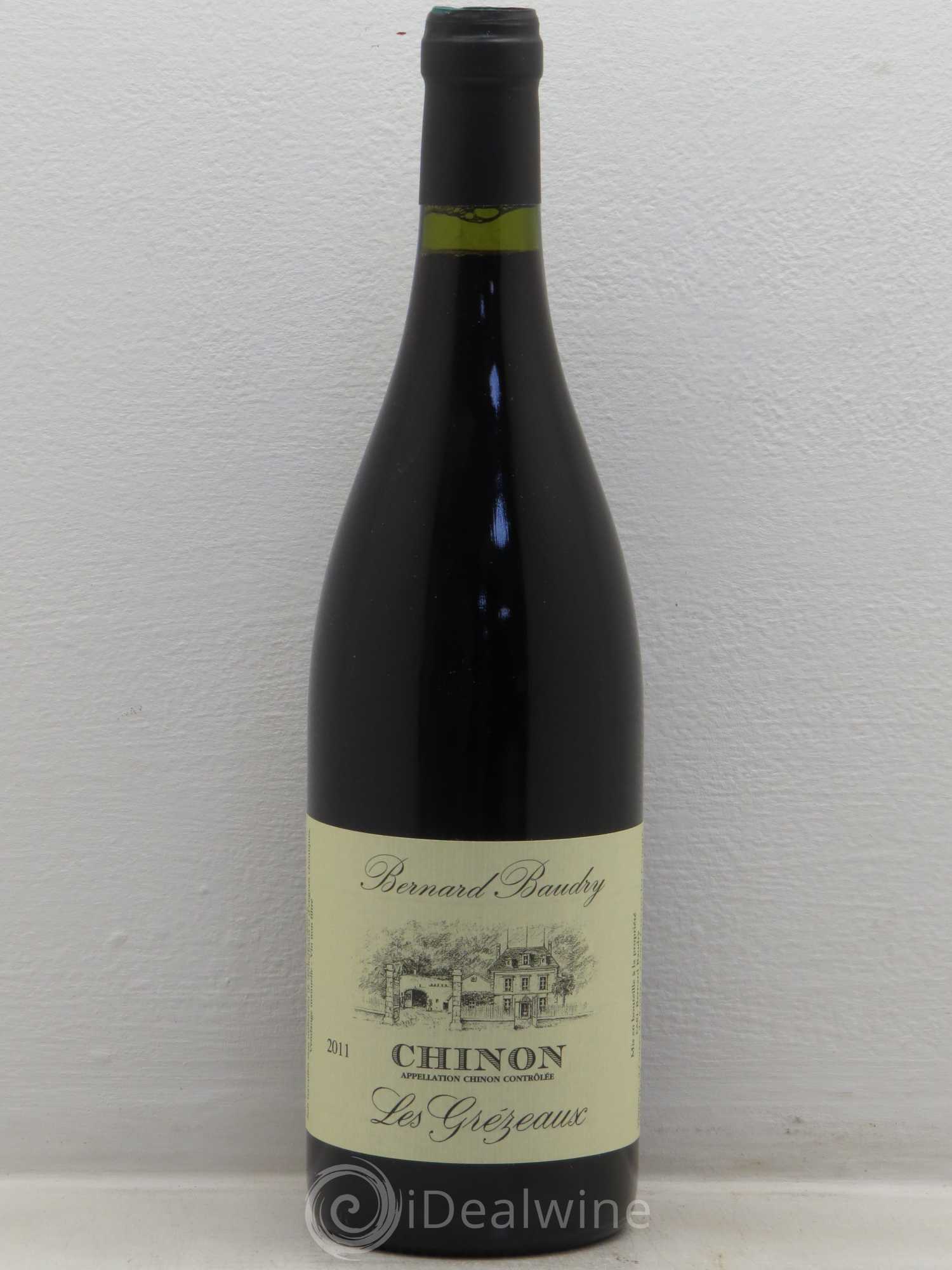Chinon Les Grézeaux Bernard Baudry 2011 - Lot de 1 bouteille - 0