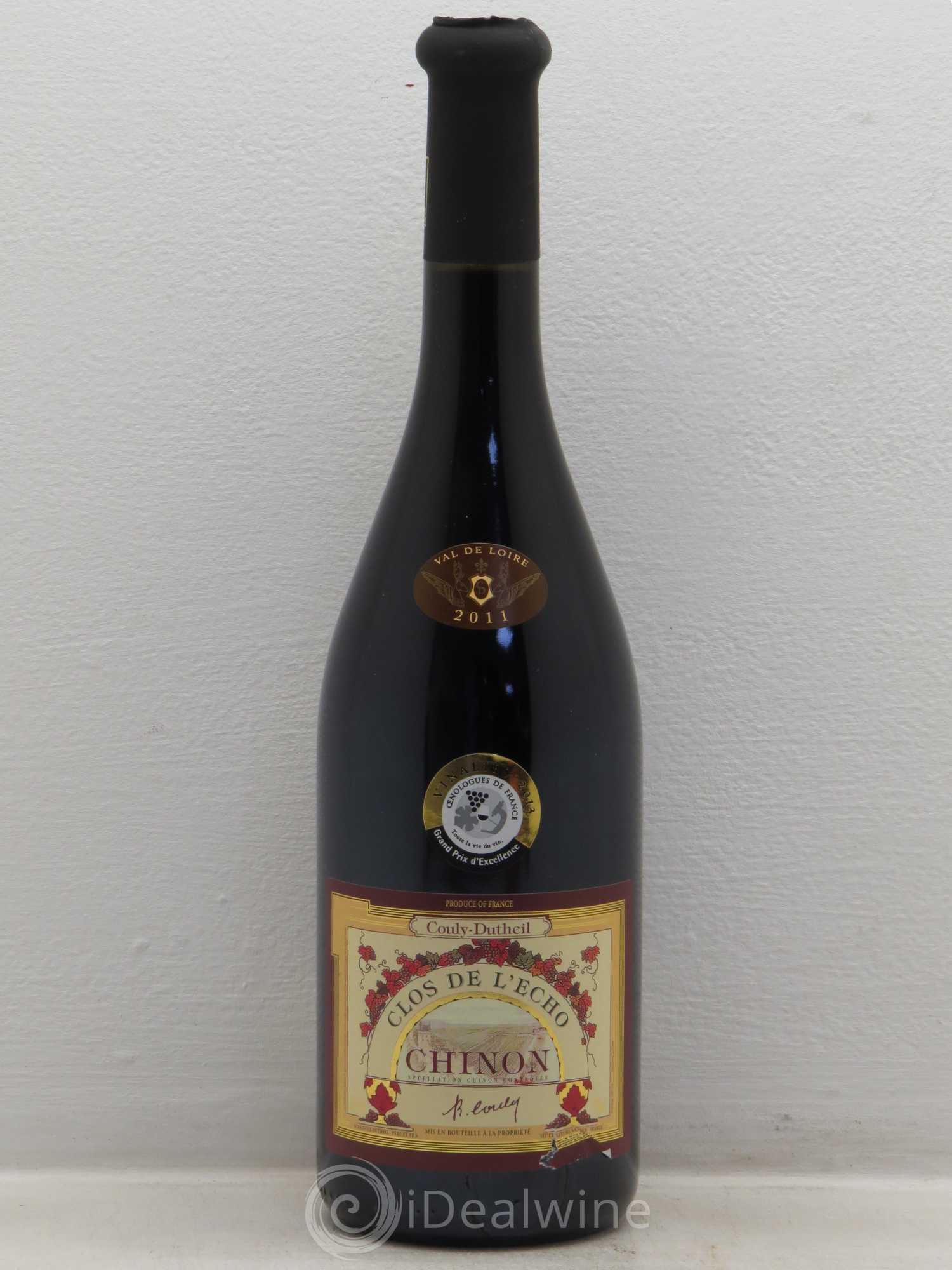 Chinon Clos de l'Echo Couly-Dutheil 2011 - Lot de 12 bouteilles - 0