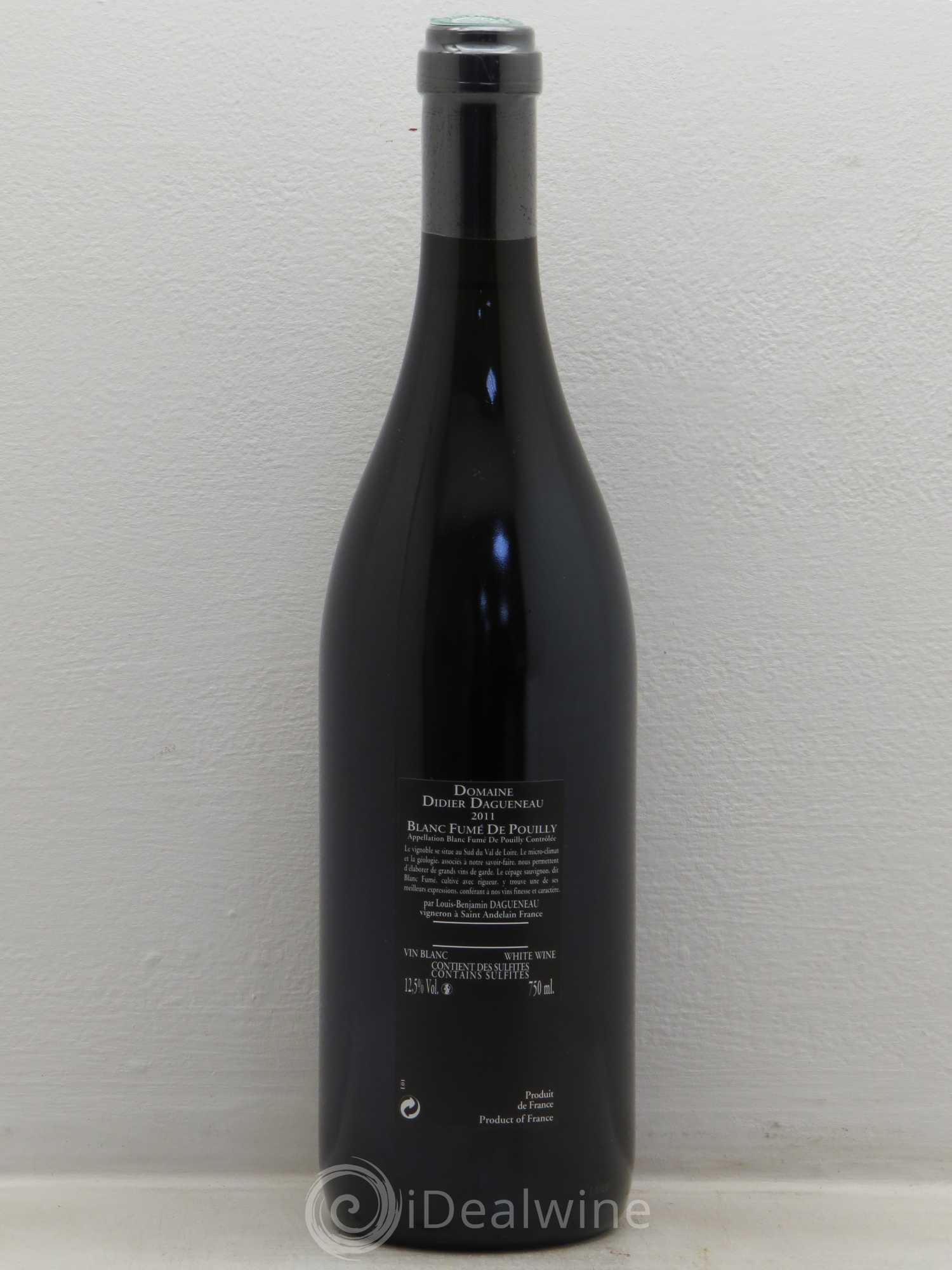 Vin de France (anciennement Pouilly-Fumé) Silex Dagueneau (Domaine Didier - Louis-Benjamin) 2011 - Lot de 1 bouteille - 1