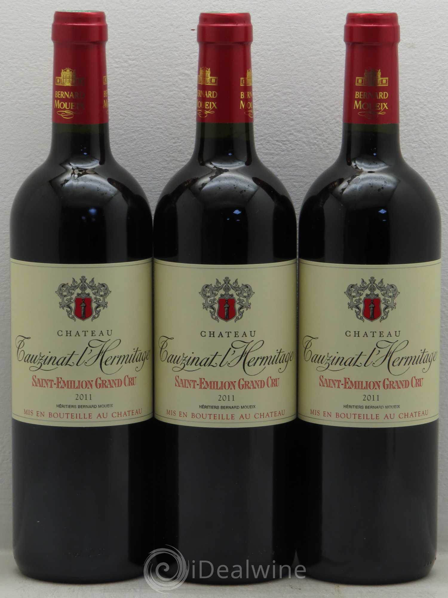 Château Tauzinat-l'Hermitage (sans prix de réserve) 2011 - Lot de 3 bouteilles - 0
