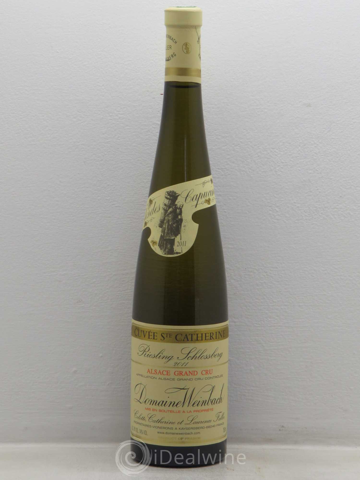 Alsace Grand Cru Schlossberg Riesling Weinbach (Domaine) Cuvée Sainte Catherine 2011 - Posten von 1 Flasche - 0