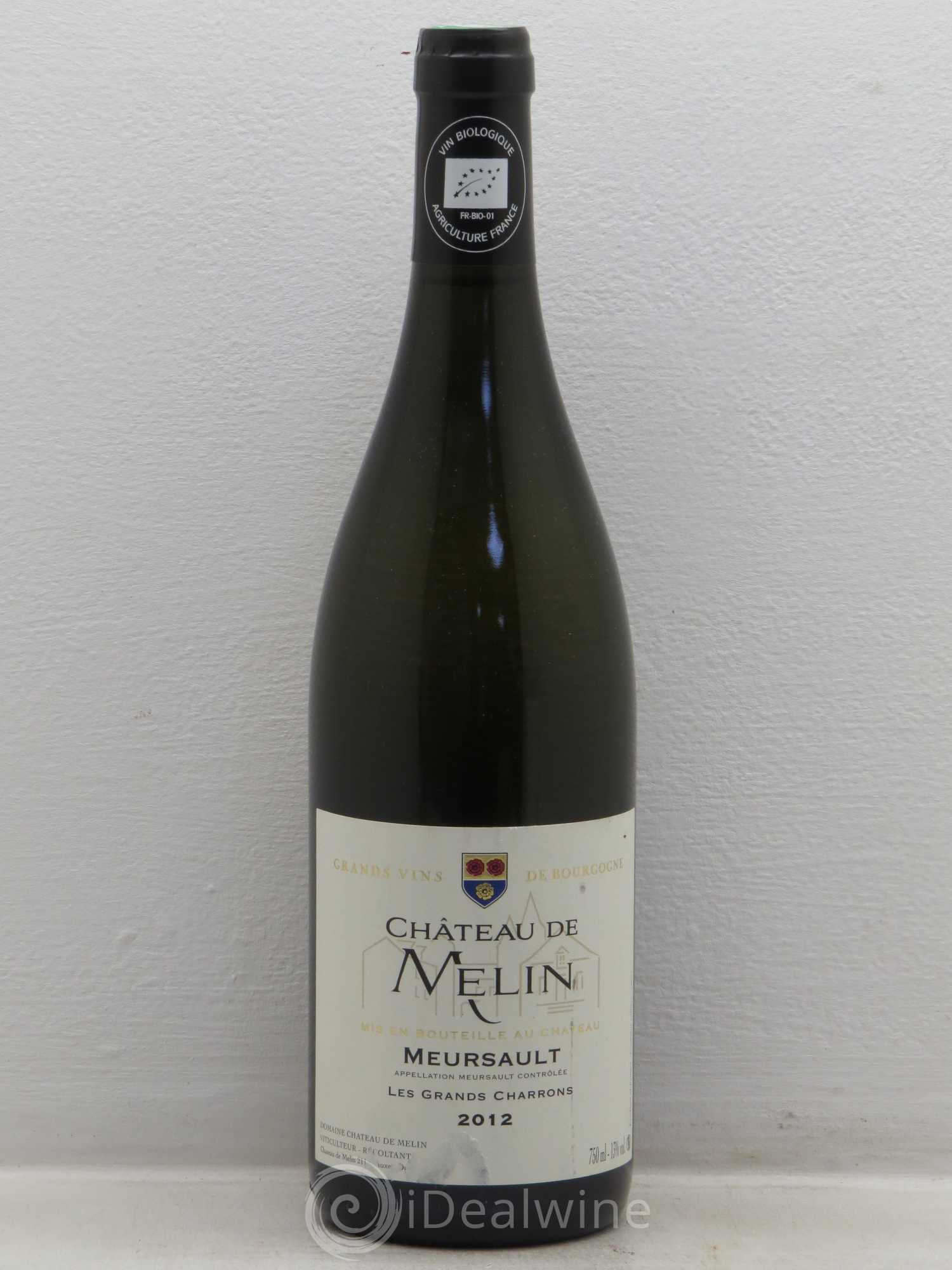 Meursault Les Grands Charrons - Château de Melin 2012 - Posten von 6 Flaschen - 0