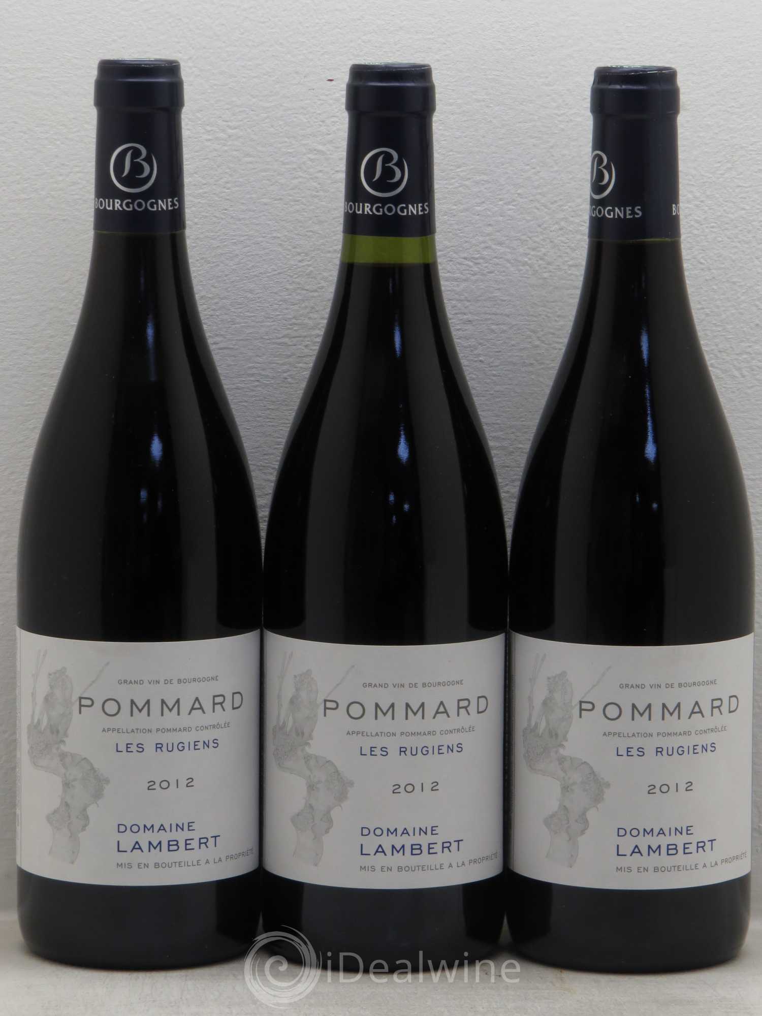 Pommard 1er Cru Domaine Lambert 2012 - Lot de 3 bouteilles - 0
