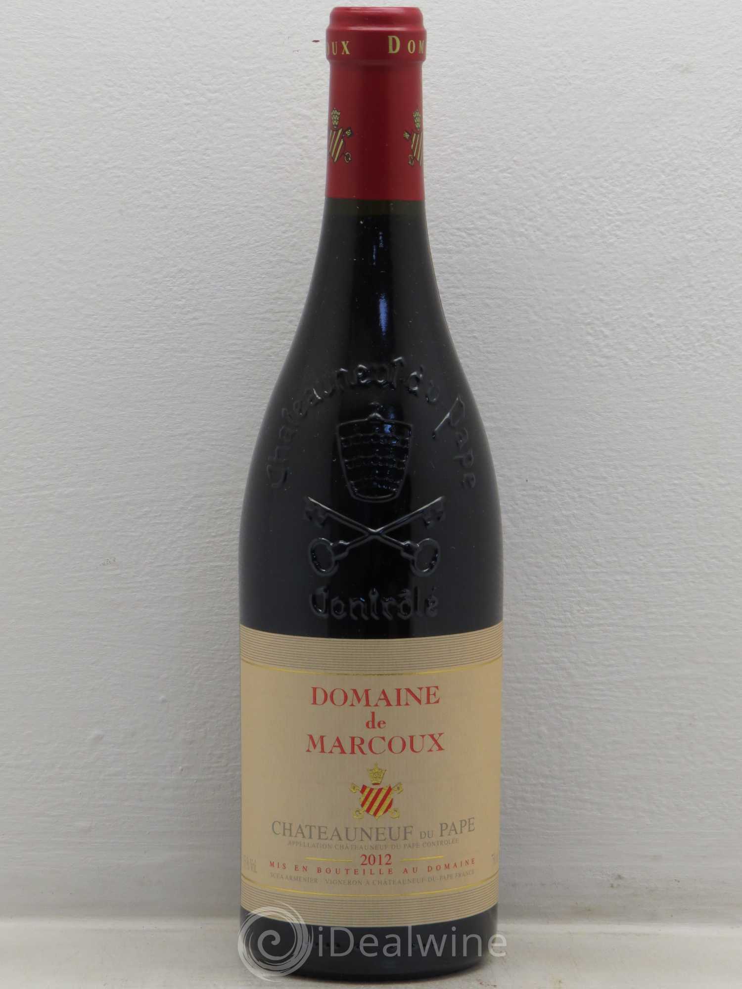 Châteauneuf-du-Pape Marcoux (Domaine de) 2012 - Lot de 6 bouteilles - 0