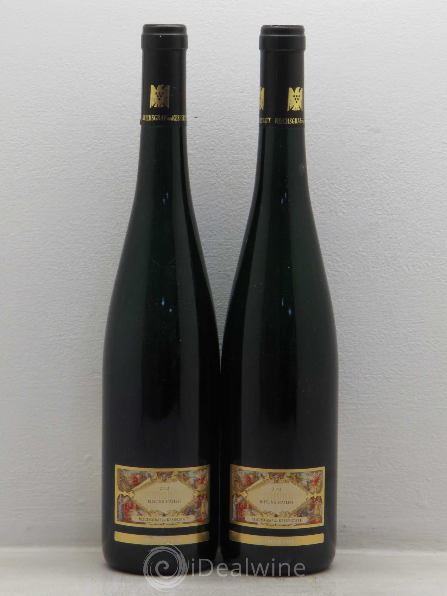 Riesling Spatlese Reichsgraf Von Kessekstatt Josephschöfer VDP Grosse Lag 2012 - Posten von 2 Flaschen - 0