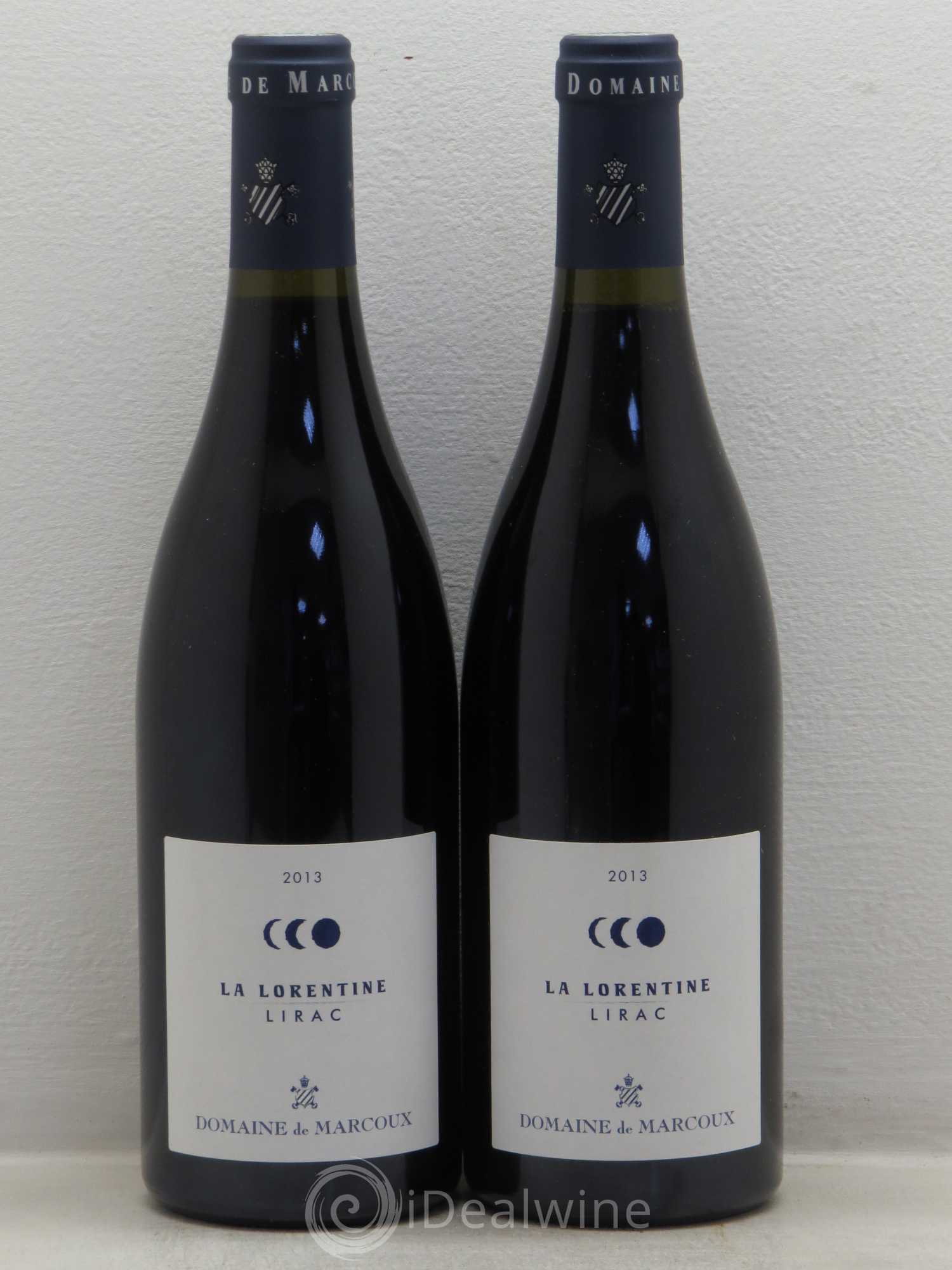 Lirac La Lorentine Marcoux (Domaine de) 2013 - Lot de 2 bouteilles - 0