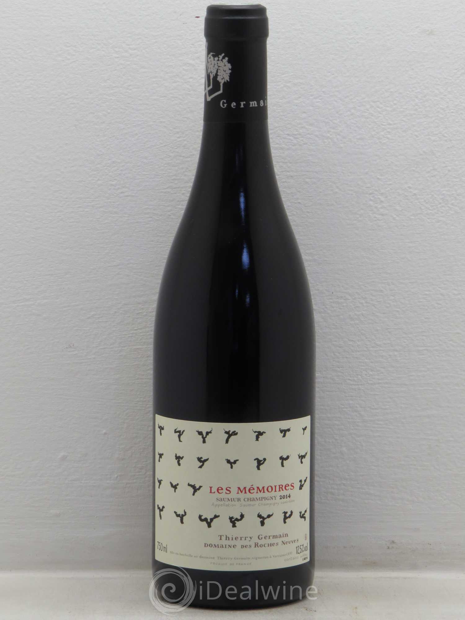 Saumur-Champigny Les Mémoires Domaine des Roches Neuves - Thierry Germain 2014 - Lot de 1 bouteille - 0