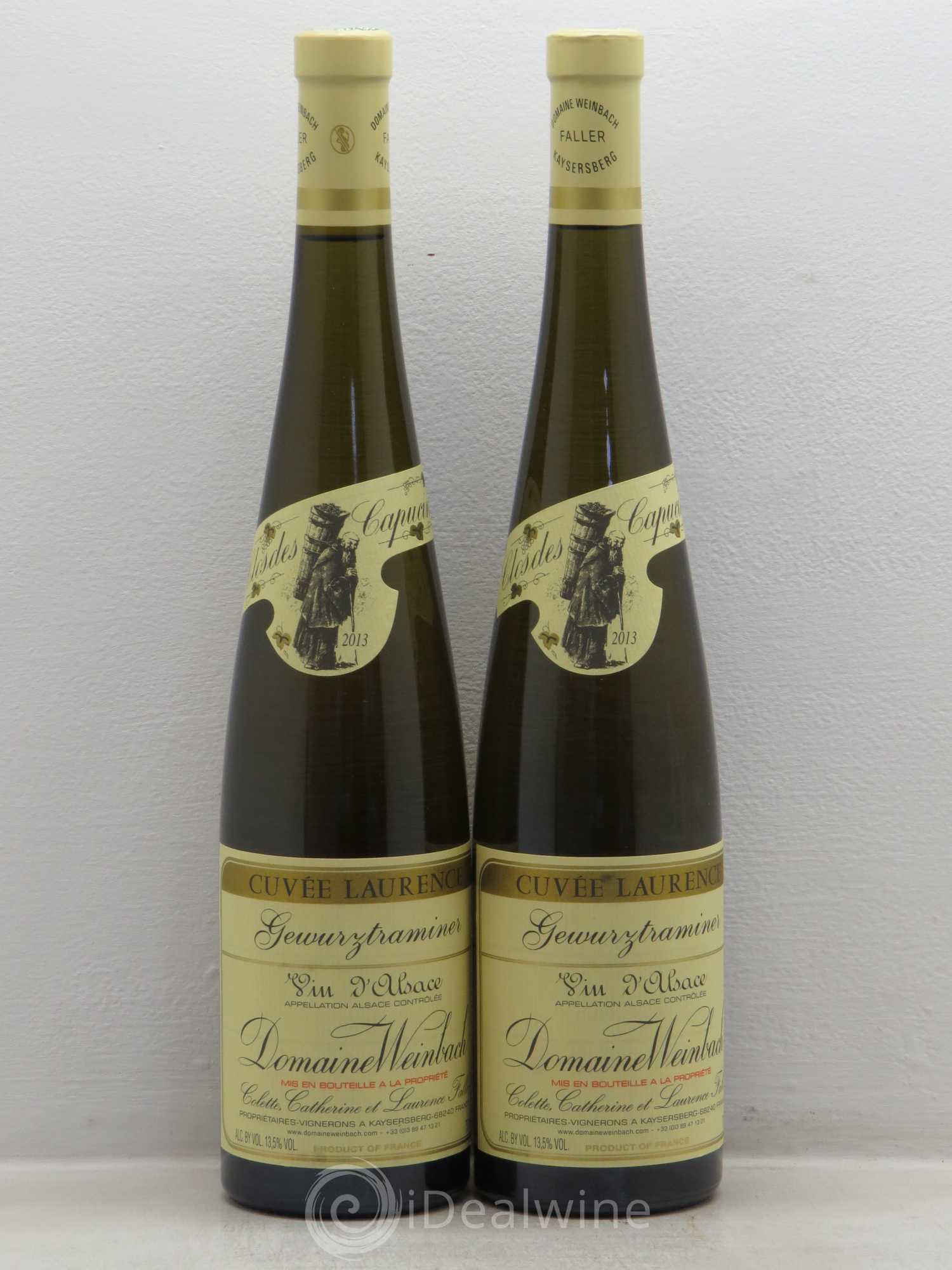 Alsace Gewurztraminer Cuvée Laurence Weinbach (Domaine) 2013 - Lot de 2 bouteilles - 0
