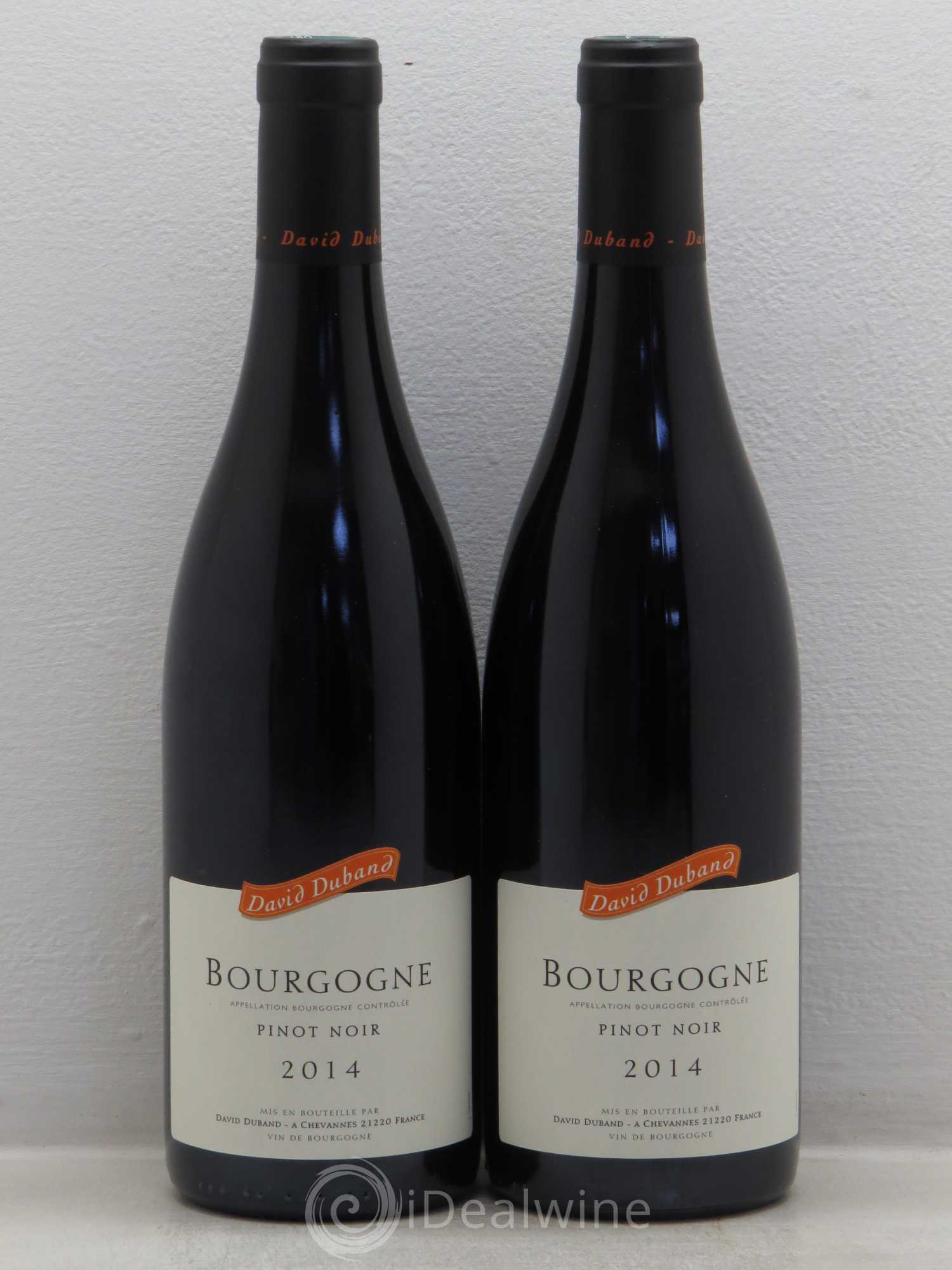 Bourgogne Pinot Noir Duband (sans prix de réserve) 2014 - Posten von 2 Flaschen - 0