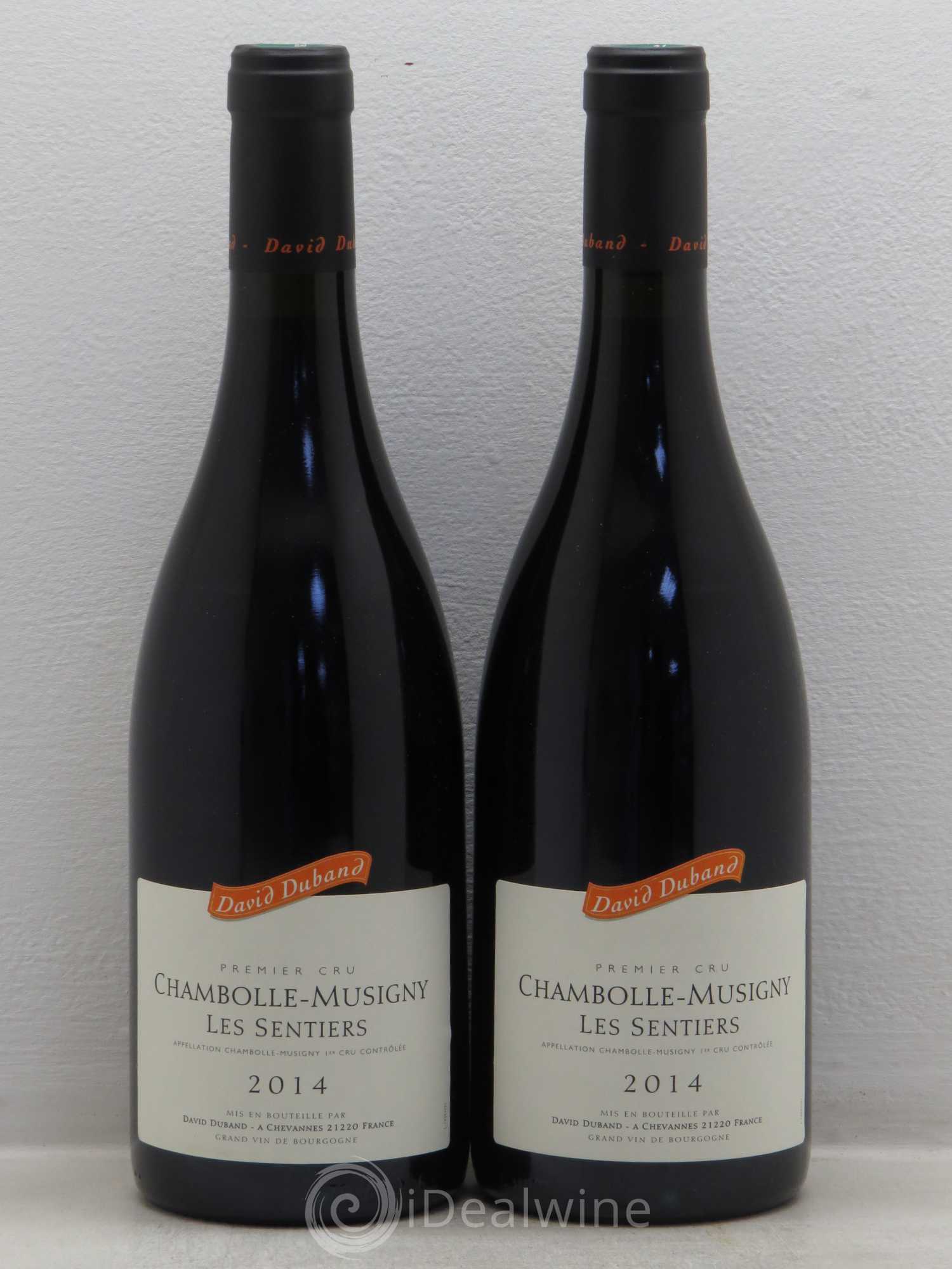 Chambolle-Musigny 1er Cru Les Sentiers David Duband (Domaine) 2014 - Lot de 2 bouteilles - 0