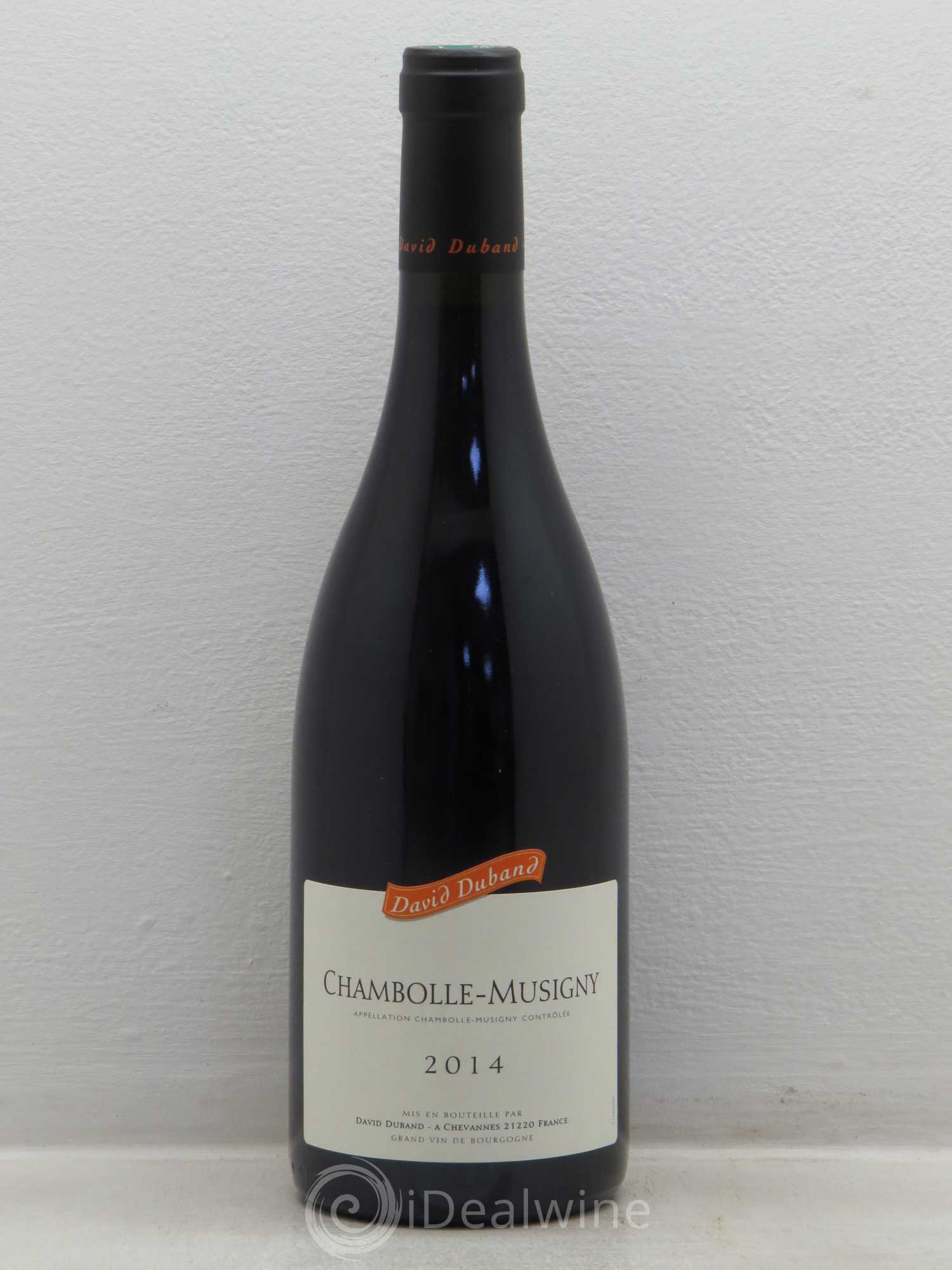 Chambolle-Musigny David Duband (Domaine) 2014 - Lot de 1 bouteille - 0