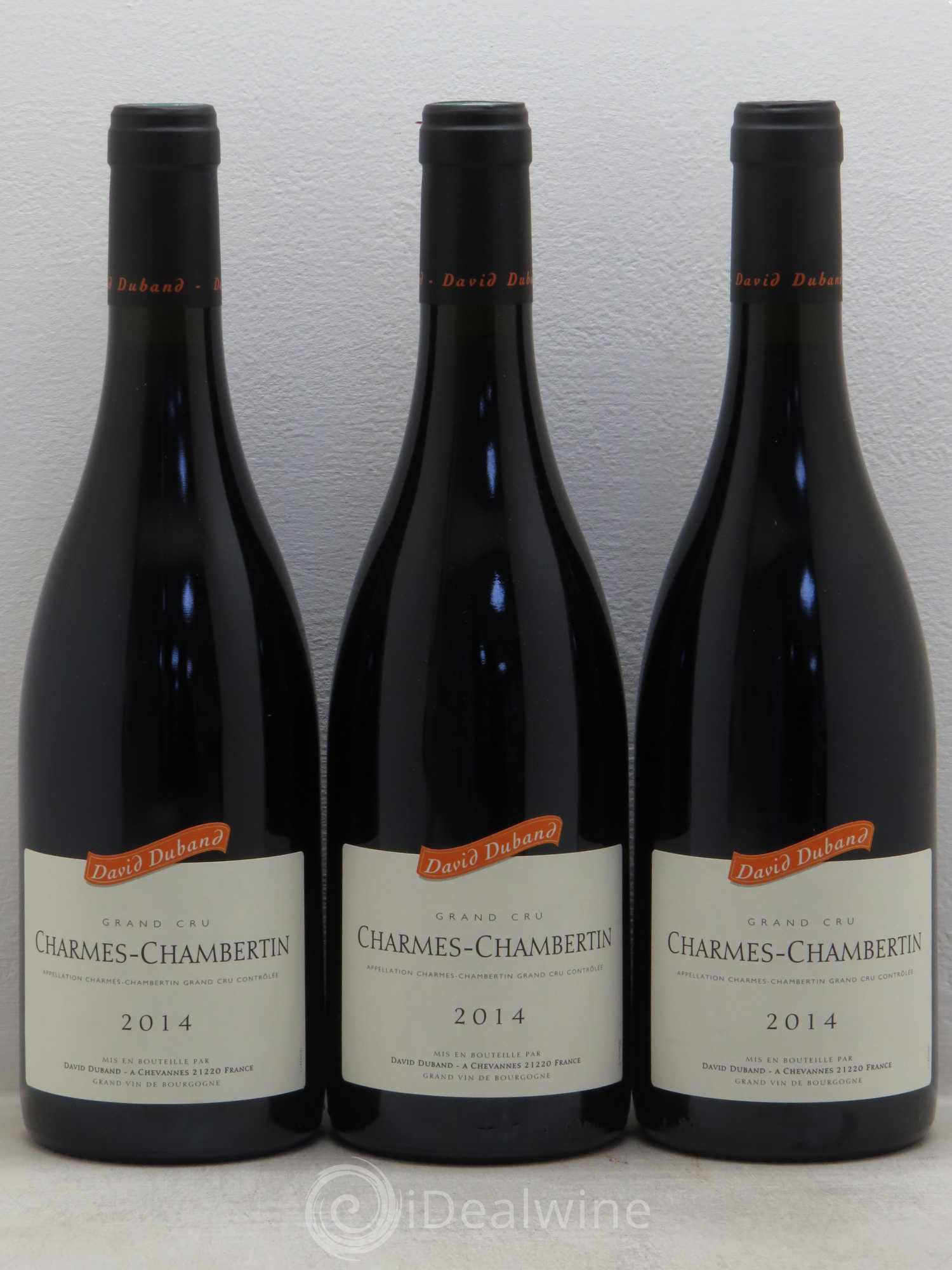 Charmes-Chambertin Grand Cru David Duband (Domaine) 2014 - Lot de 3 bouteilles - 0