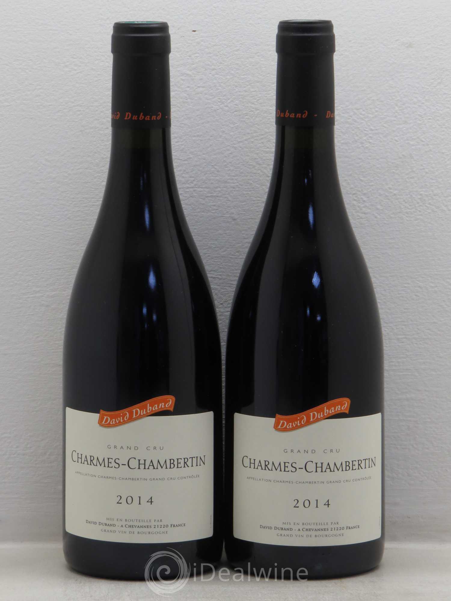 Charmes-Chambertin Grand Cru David Duband (Domaine) 2014 - Lot de 2 bouteilles - 0