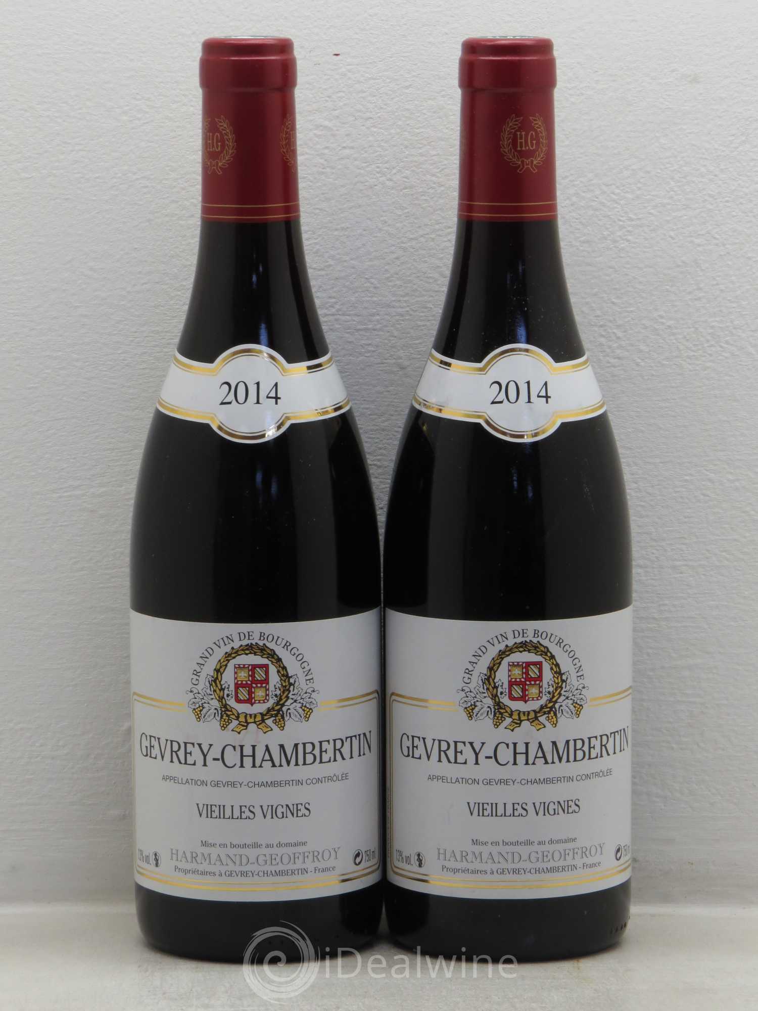 Gevrey-Chambertin Vieilles vignes Harmand-Geoffroy (Domaine) 2014 - Lot de 2 bouteilles - 0
