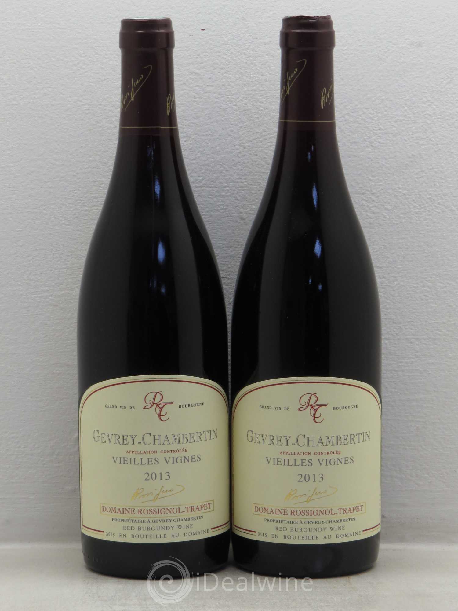 Gevrey-Chambertin Vieilles vignes Rossignol-Trapet (Domaine) 2013 - Lot de 2 bouteilles - 0