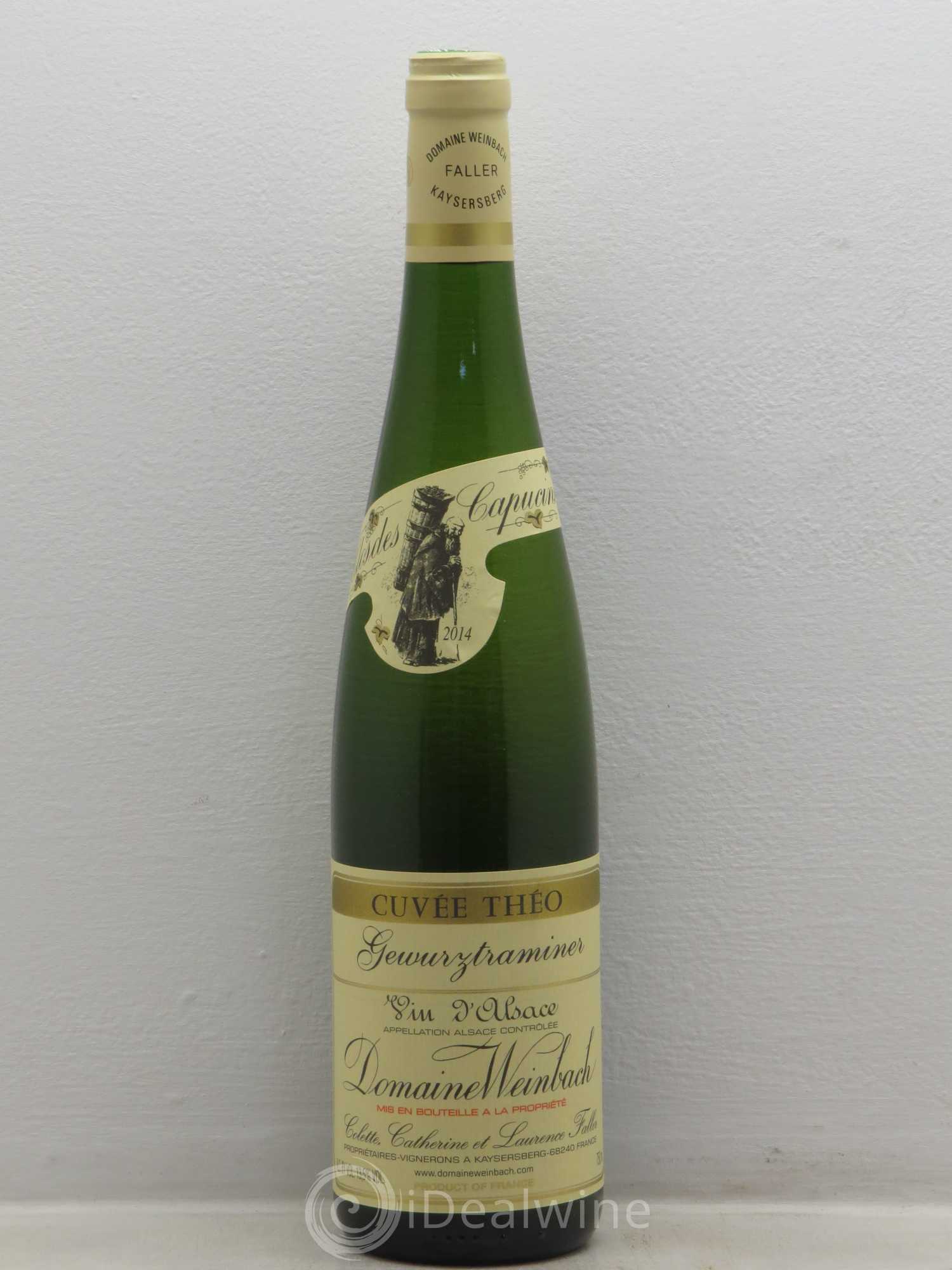 Alsace Gewurztraminer Cuvée Théo Weinbach (Domaine) 2014 - Lot de 6 bouteilles - 0
