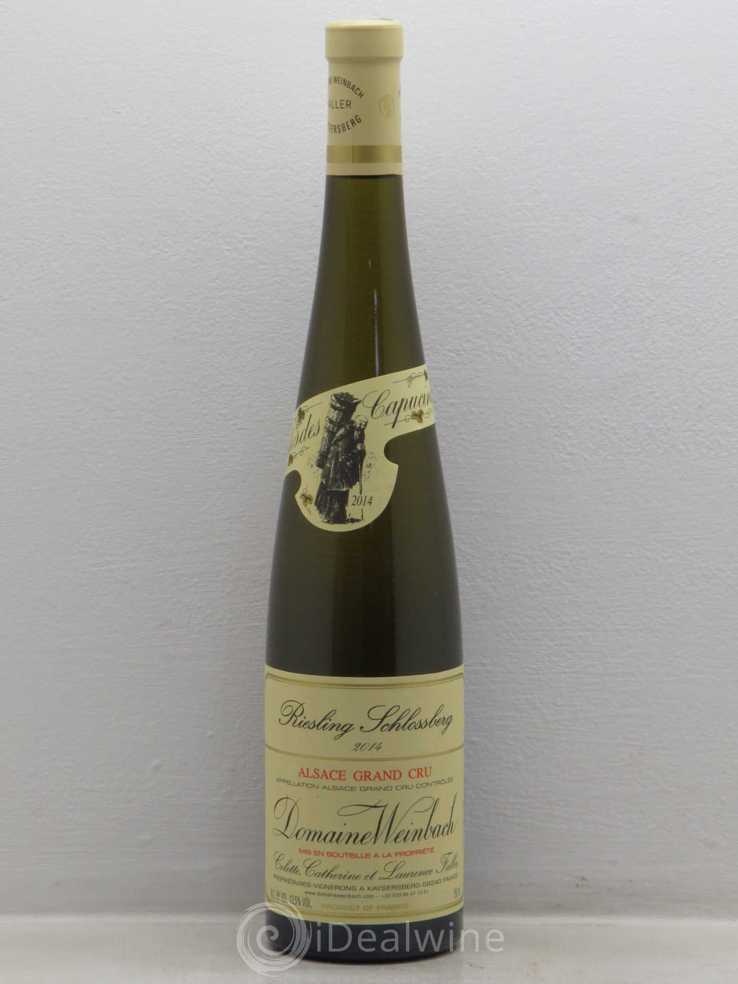 Alsace Grand Cru Schlossberg Riesling Weinbach (Domaine) 2014 - Lot de 6 bouteilles - 0