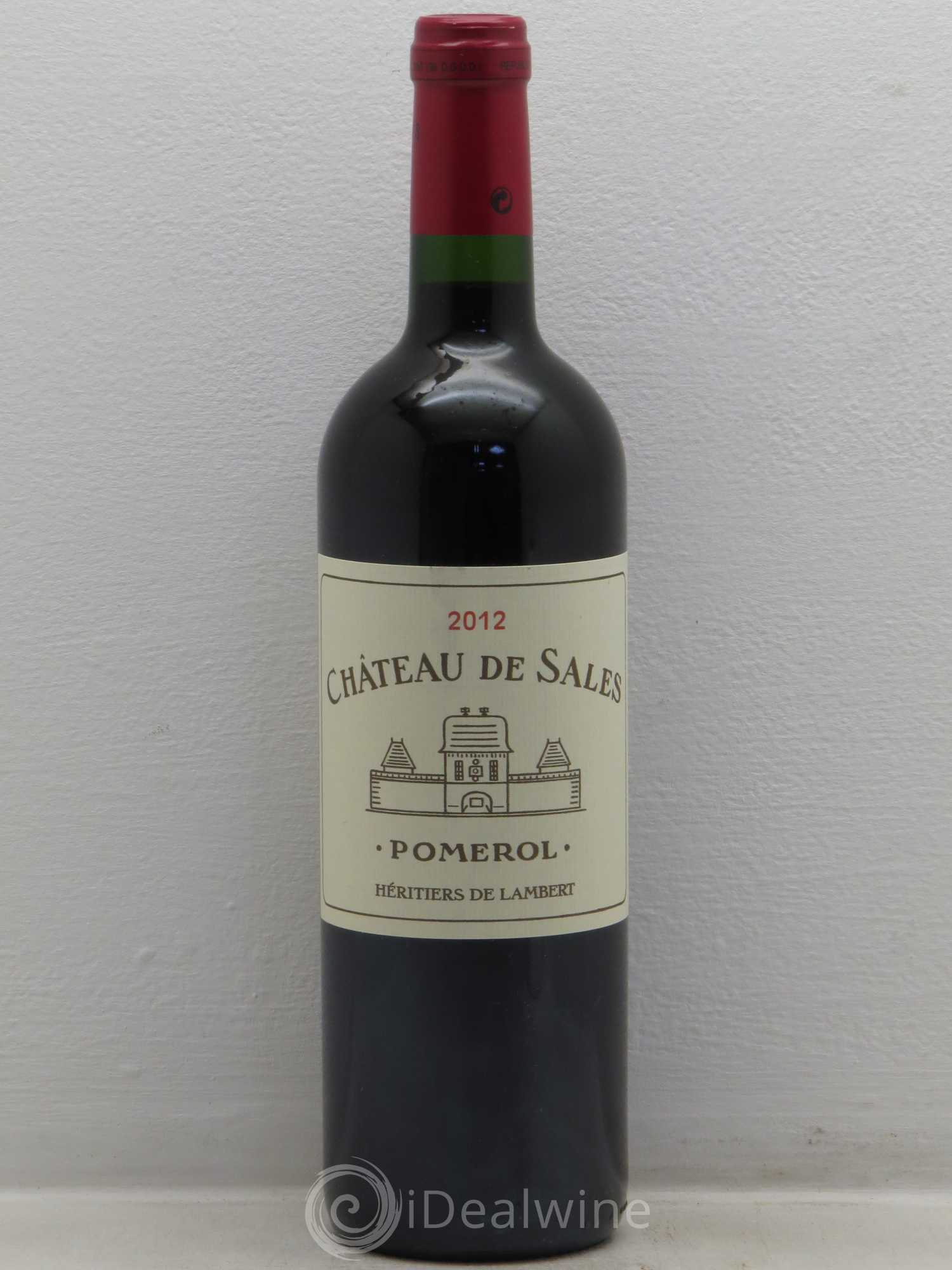 Château de Sales (sans prix de réserve) 2012 - Lot de 6 bouteilles - 0