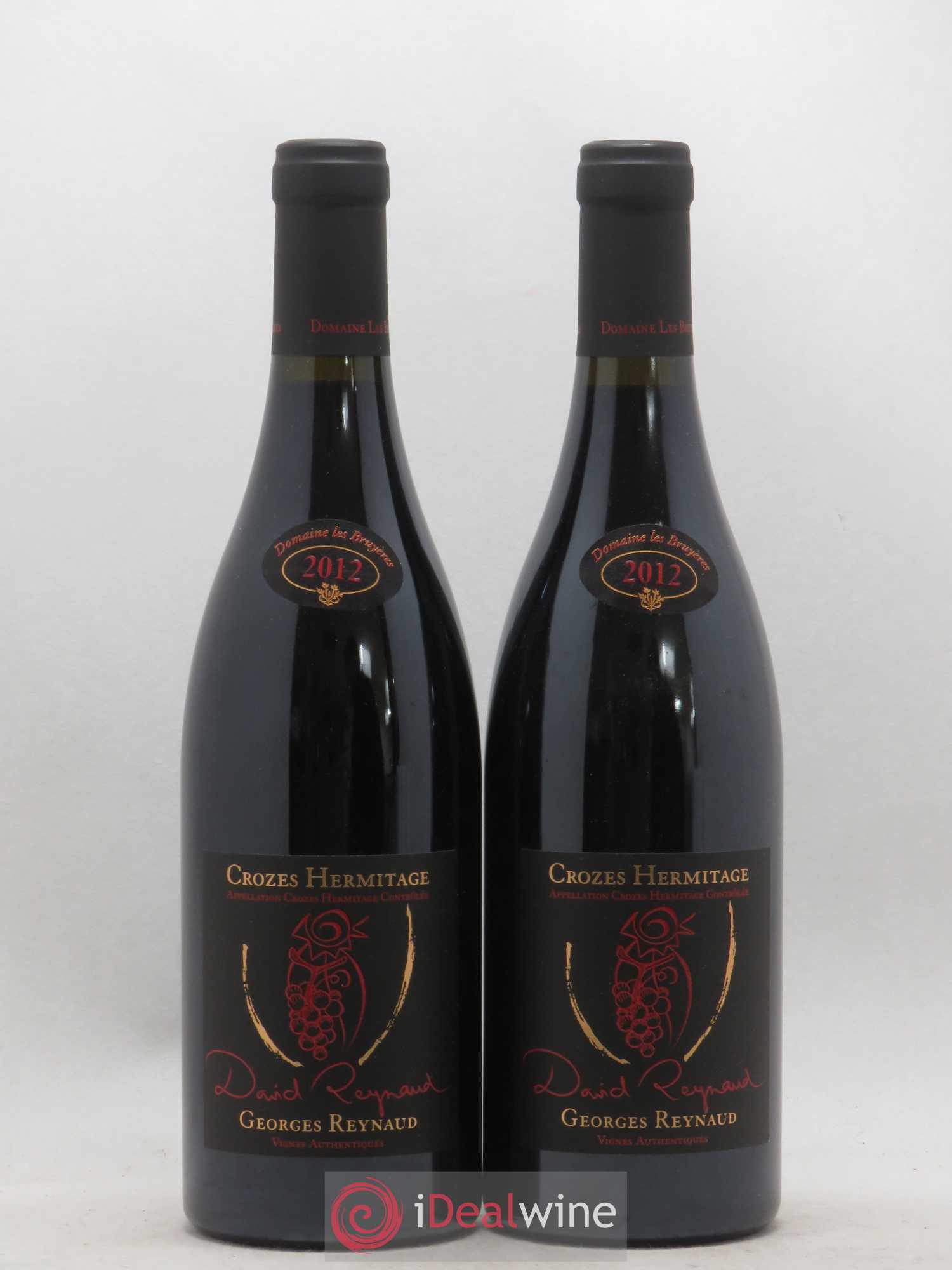 Crozes-Hermitage Georges David Reynaud 2012 - Lot de 2 bouteilles - 0
