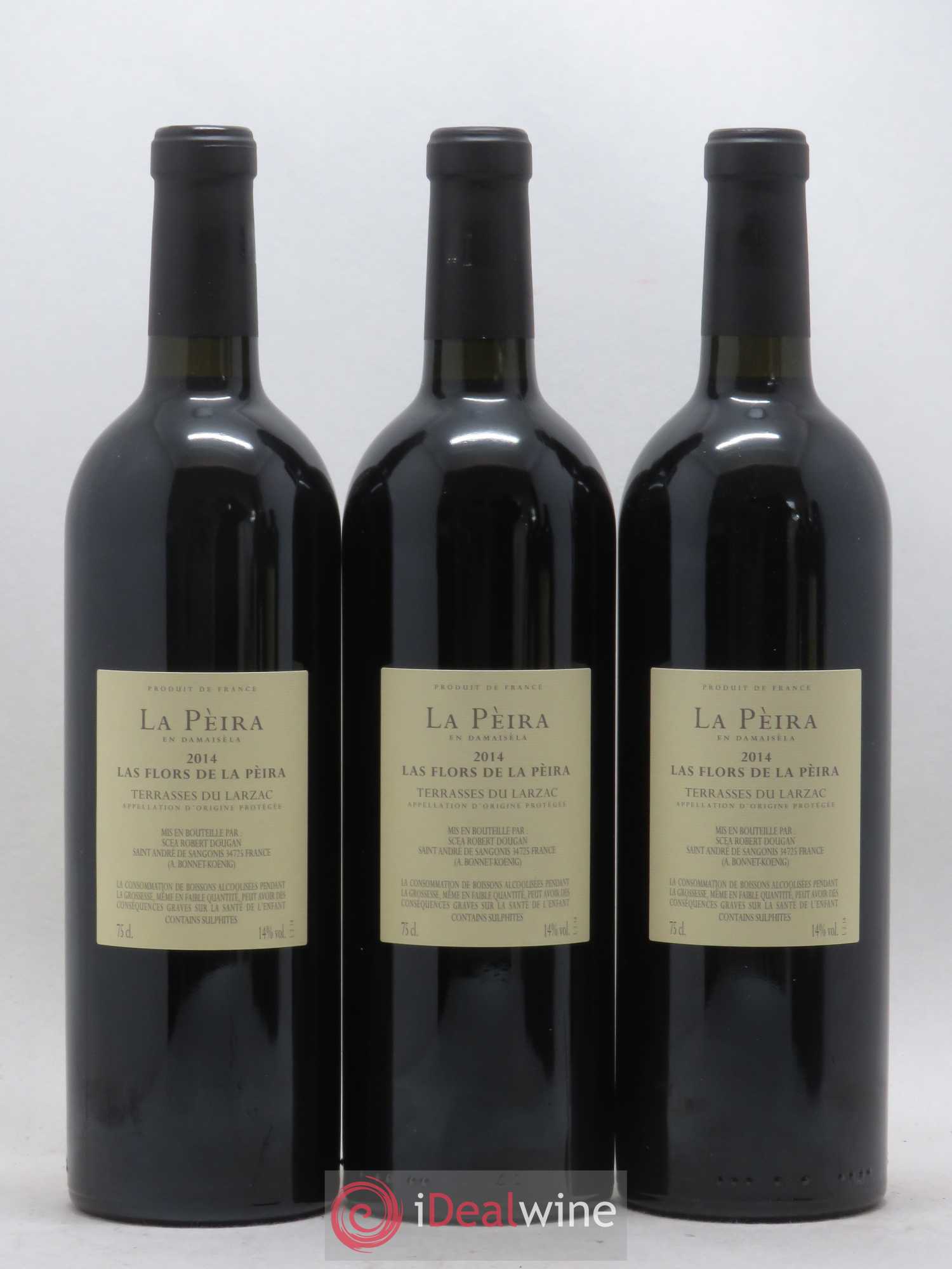 Terrasses du Larzac Domaine de La Pèira en Damaisèla Les Flors Karine Ahton et Robert Dougan 2014 - Lot de 6 bouteilles - 2
